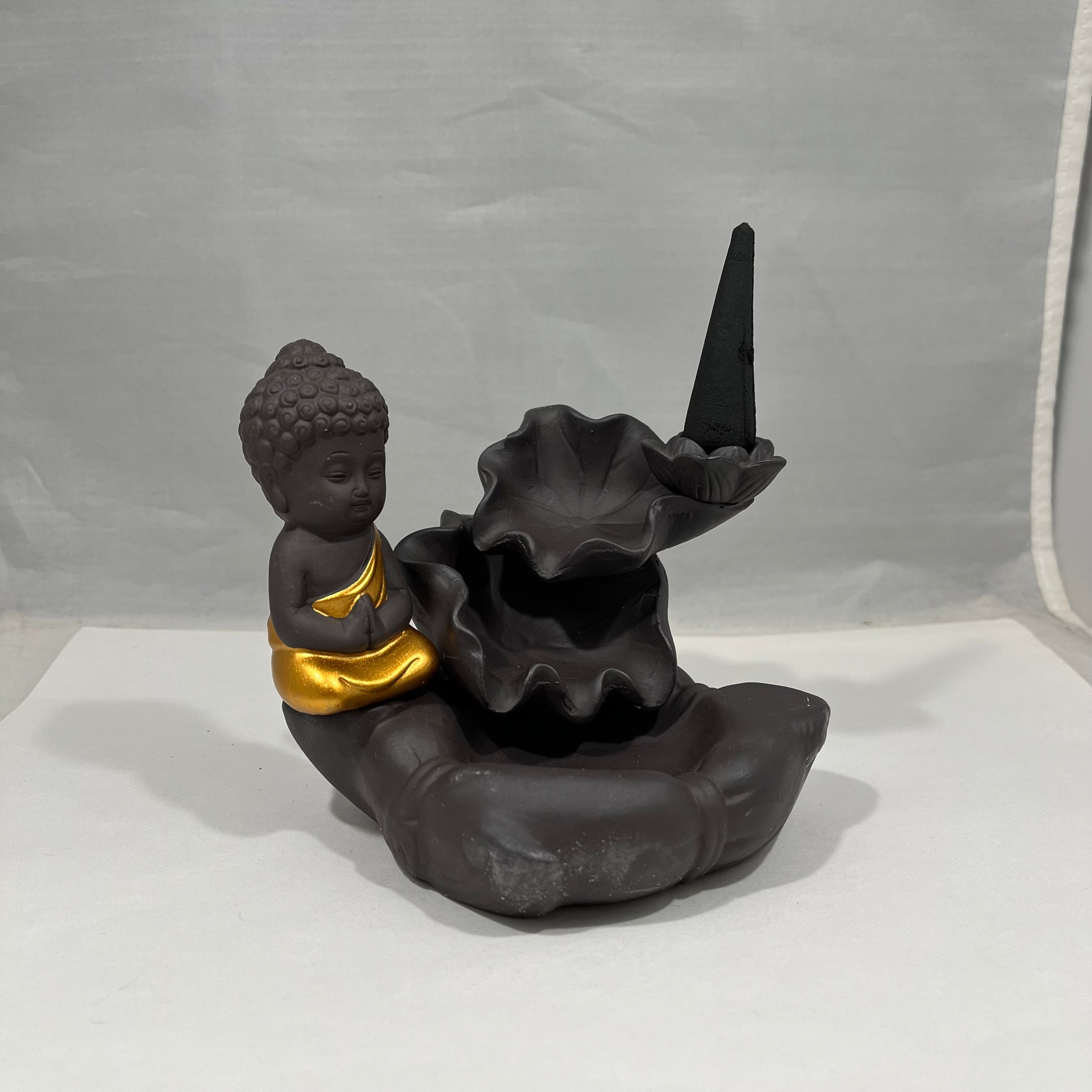 Serene Buddha Backflow Burner