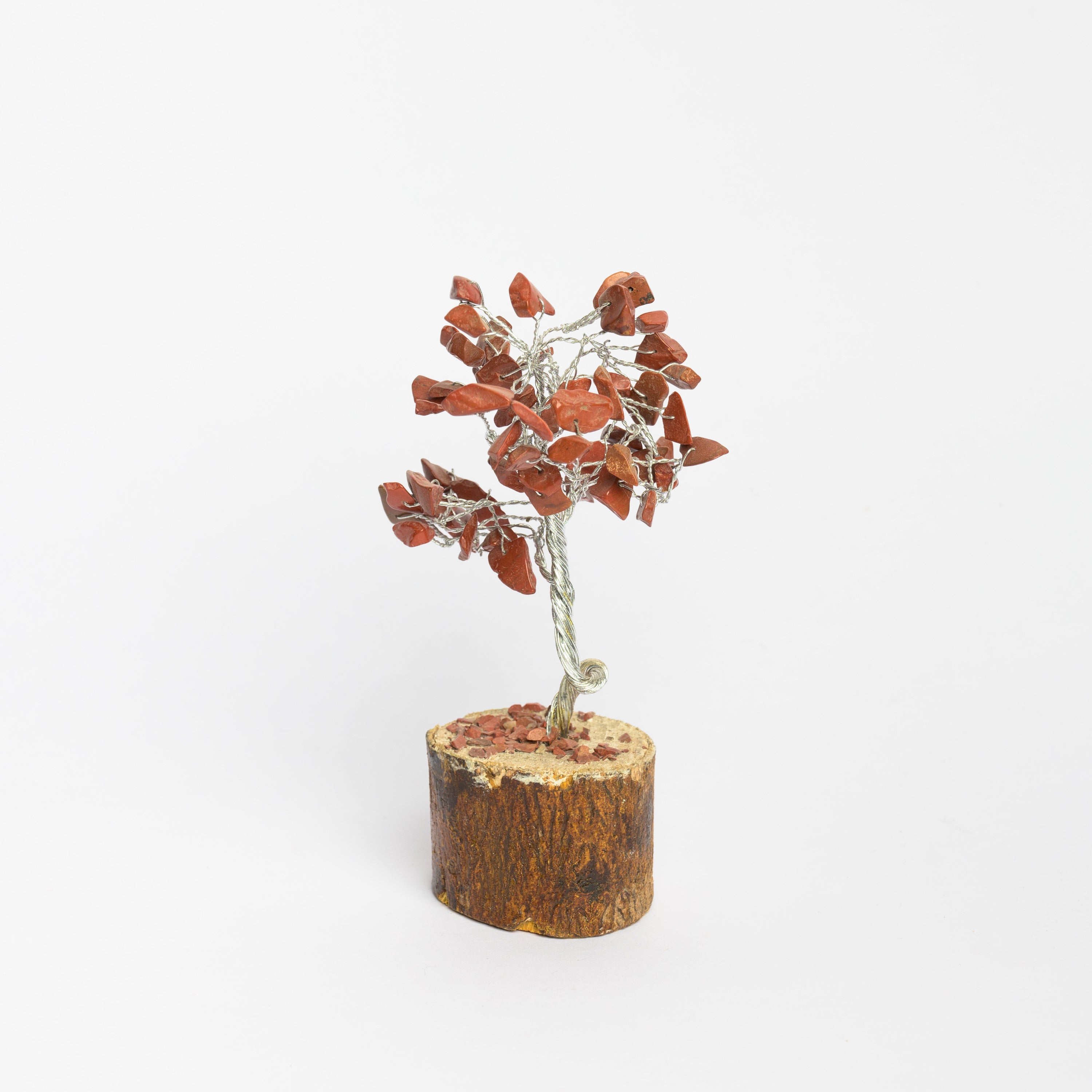 Small Gemstone Tree Wooden Base