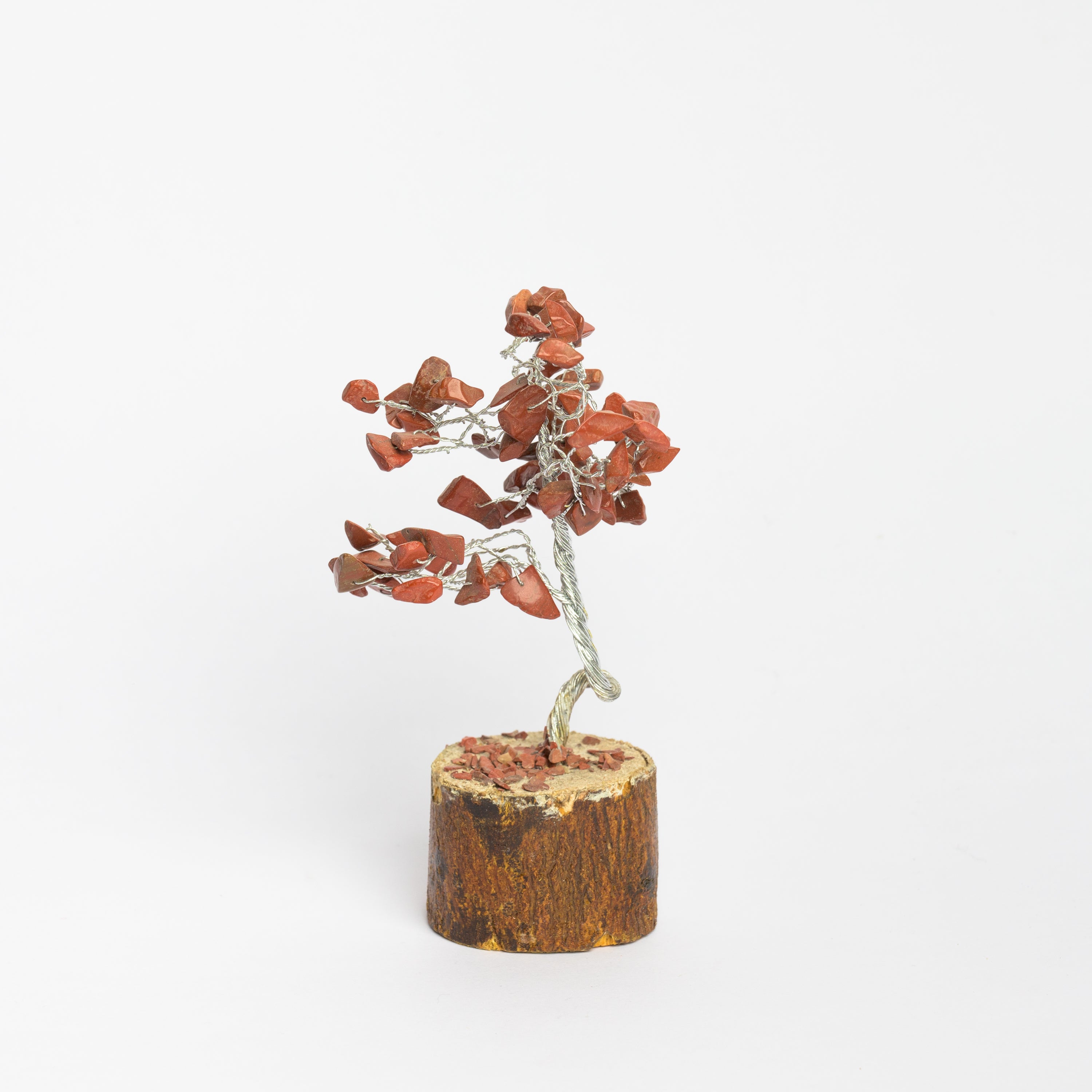 Small Gemstone Tree Wooden Base