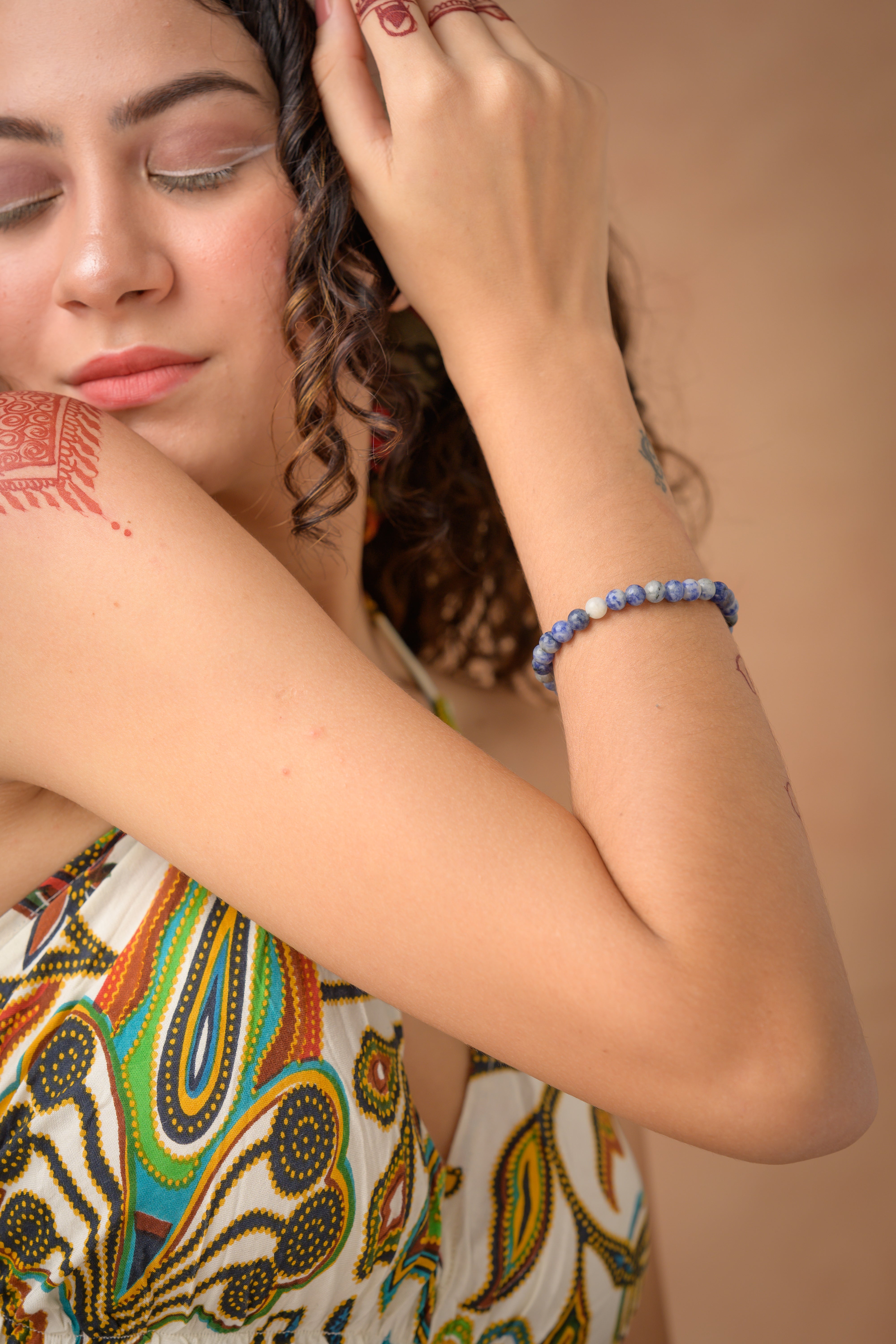 Sodalite Bead Bracelet