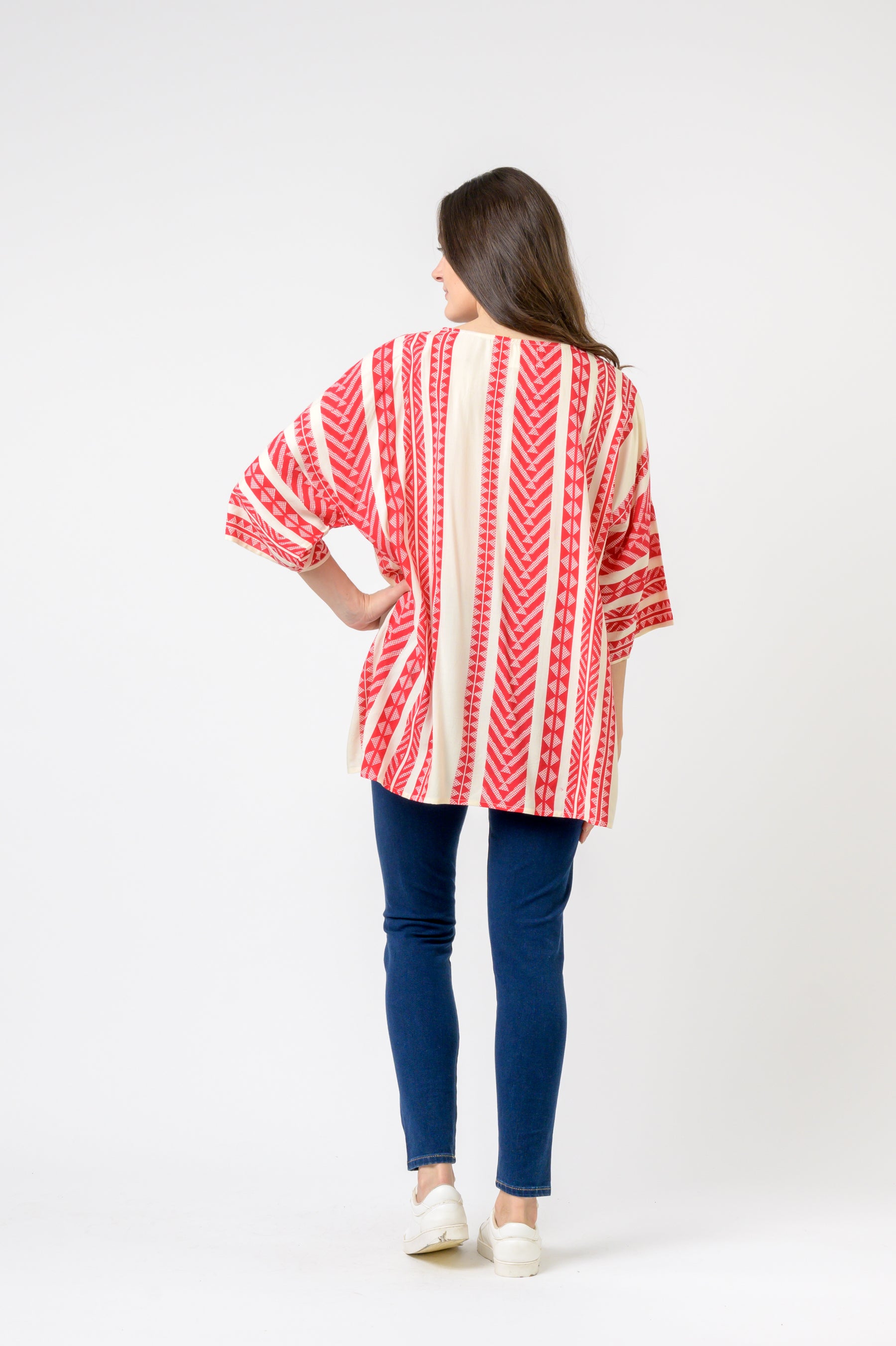 Rhea Aztec Print Top