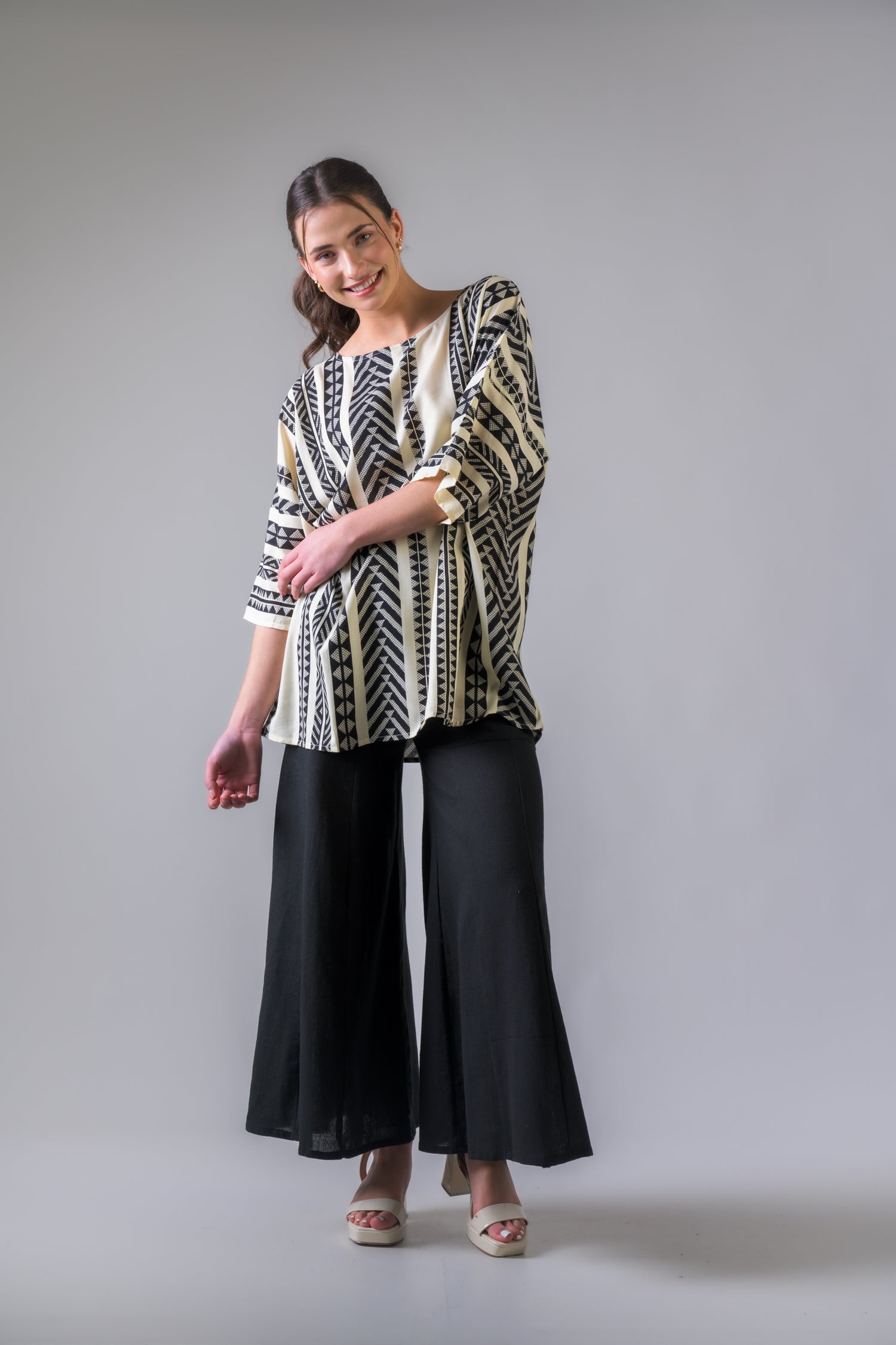 Rhea Aztec Print Top