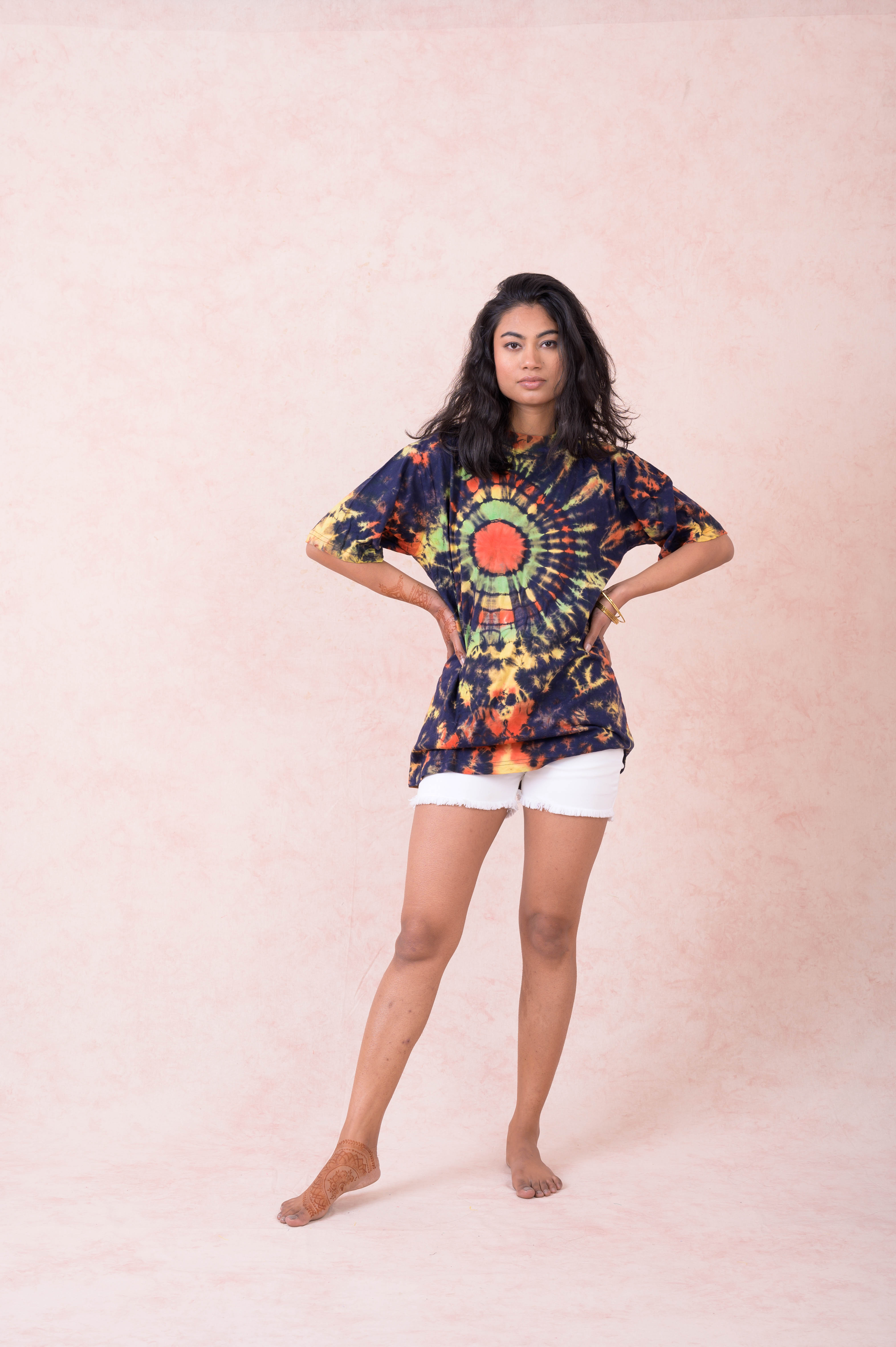 Rhea Galaxy Splash Tie-Dye T-Shirt