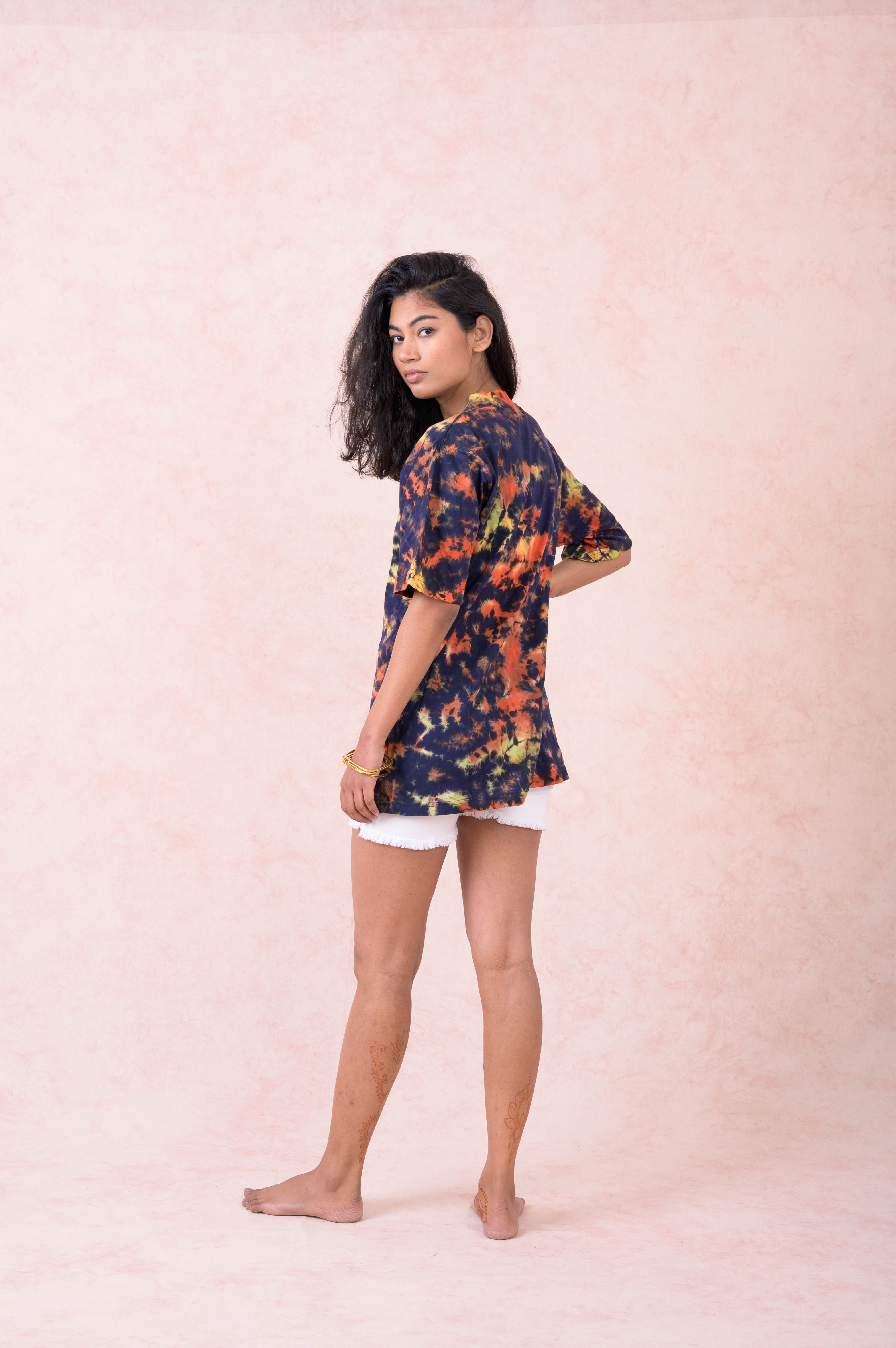 Rhea Galaxy Splash Tie-Dye T-Shirt