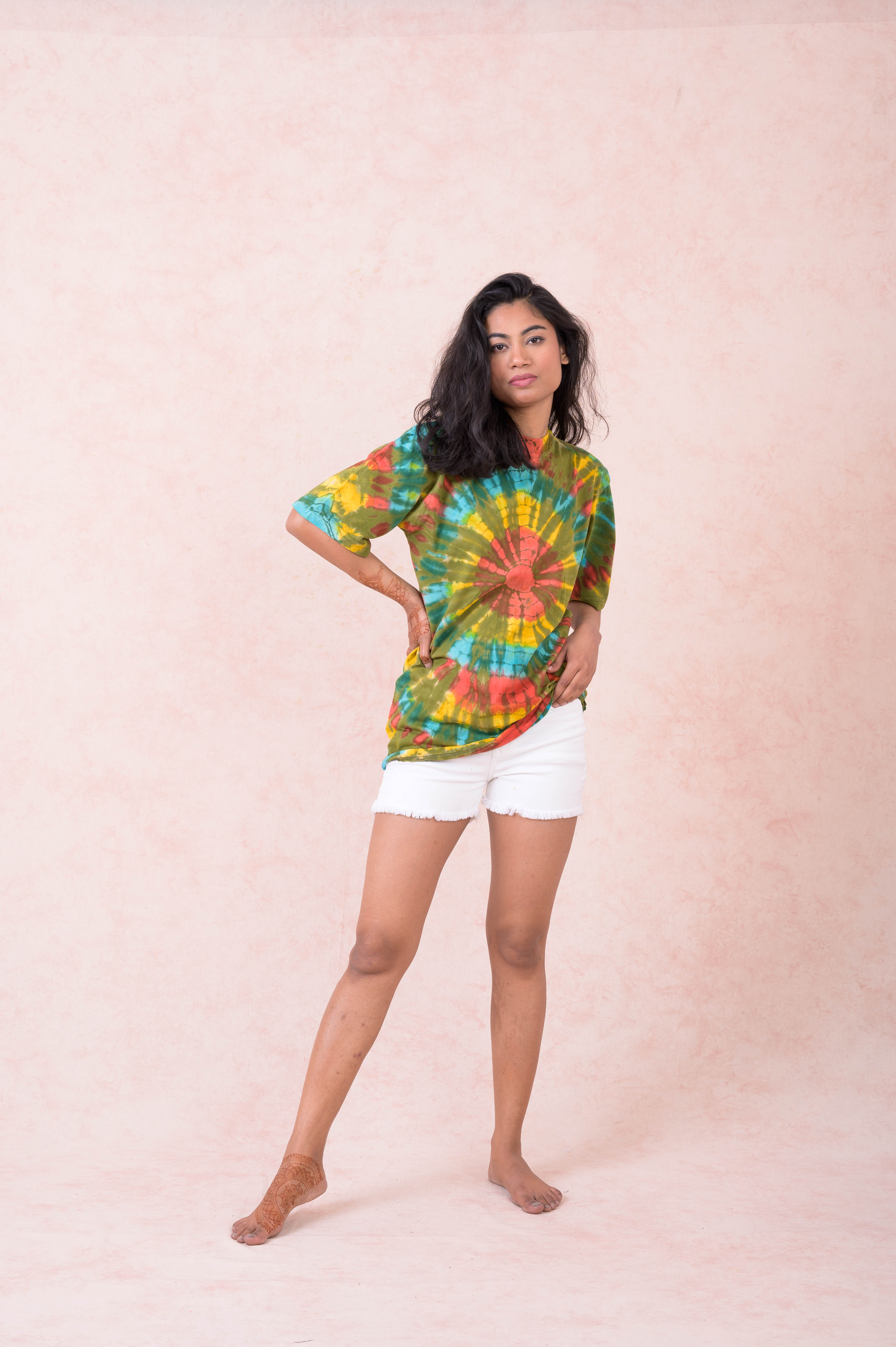 Rhea Ocean Prayer Tie-Dye T-Shirt