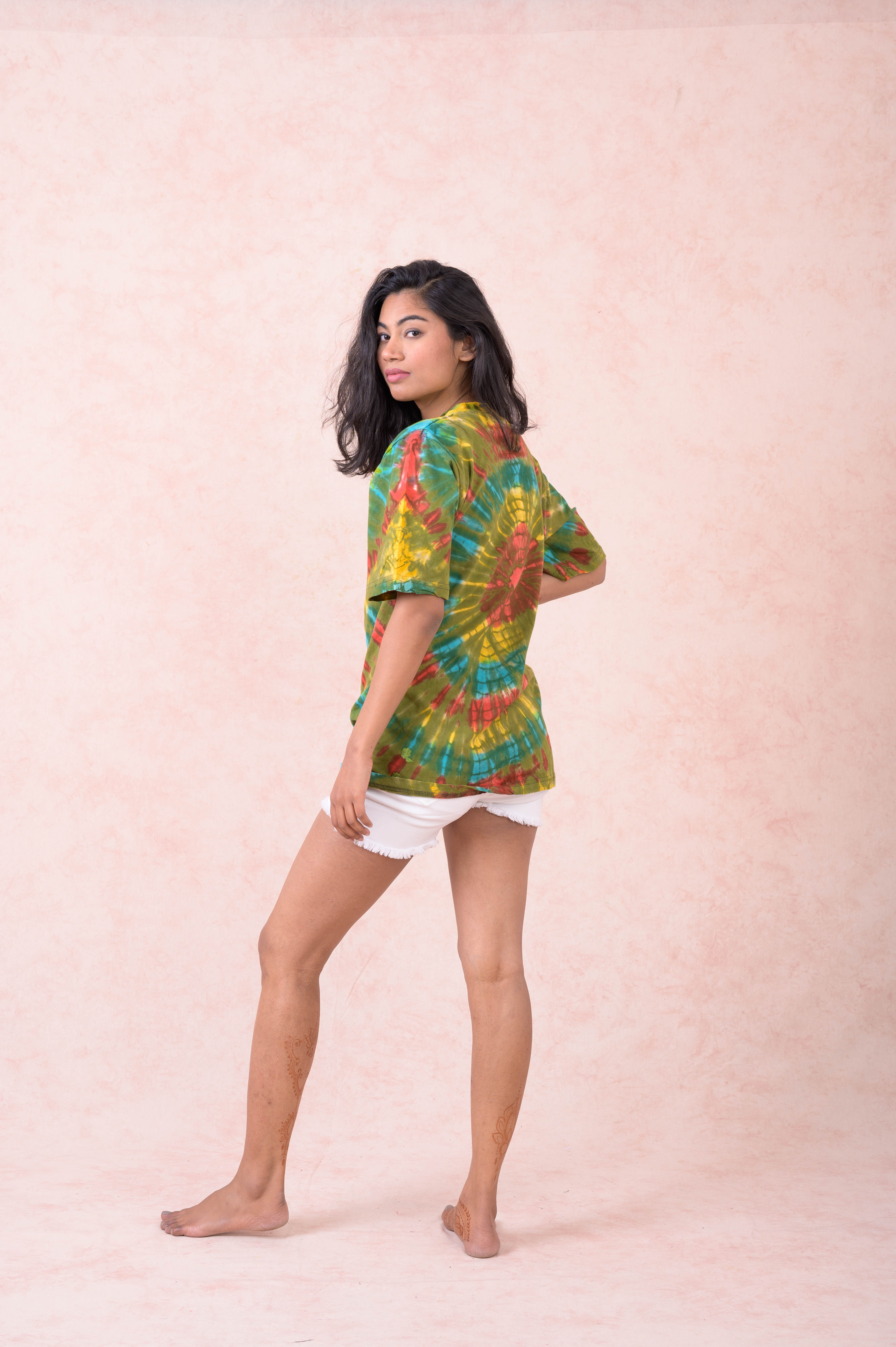 Rhea Ocean Prayer Tie-Dye T-Shirt