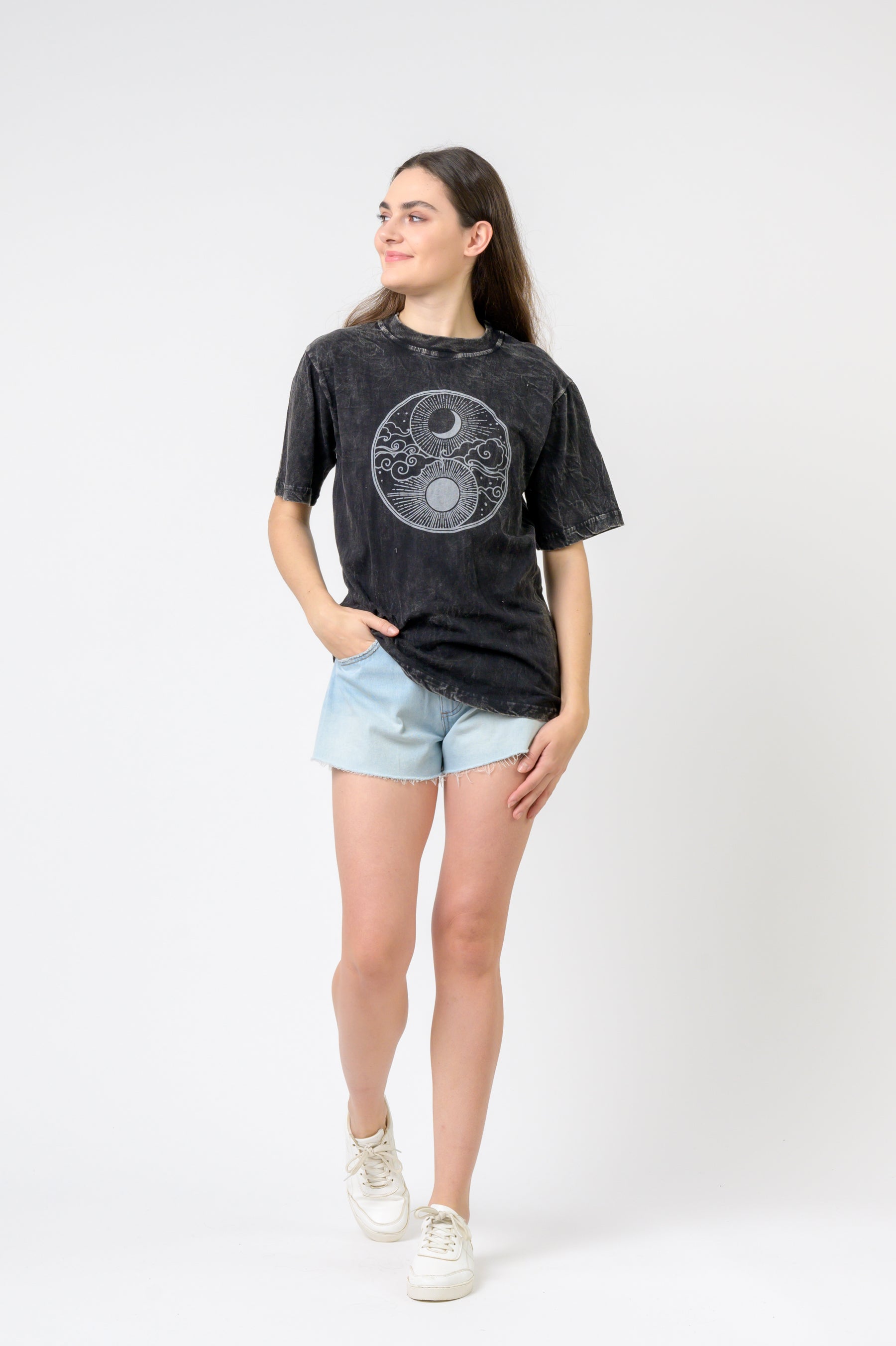 Rhea Sun and Moon Yin Yang T-Shirt