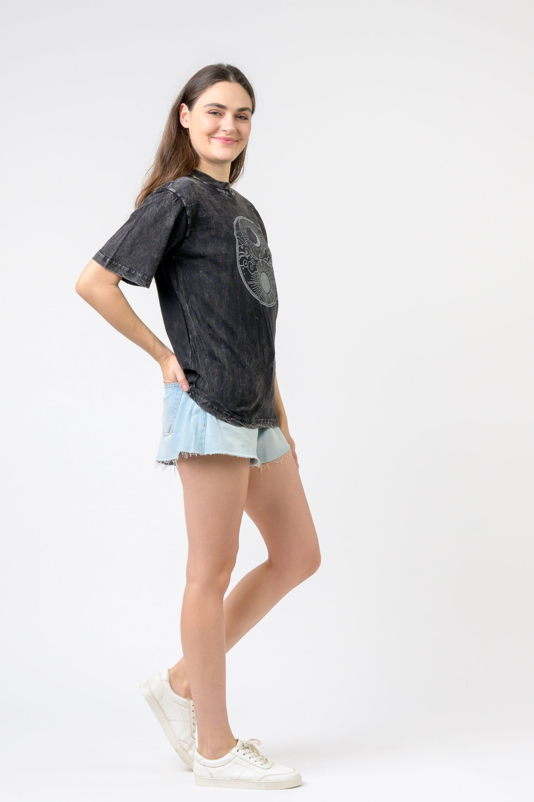 Rhea Sun and Moon Yin Yang T-Shirt