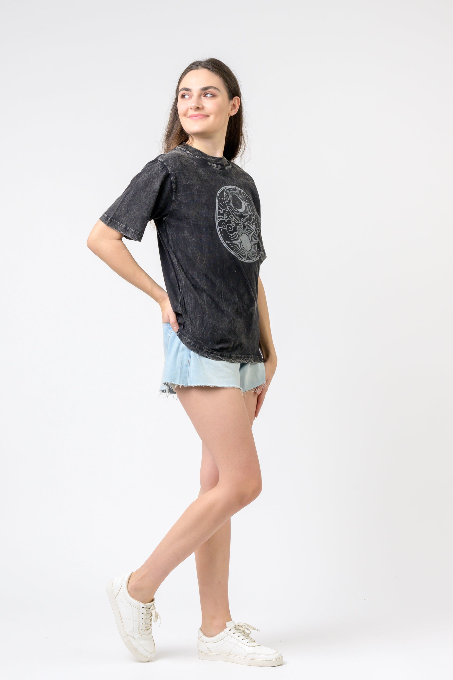 Rhea Sun and Moon Yin Yang T-Shirt