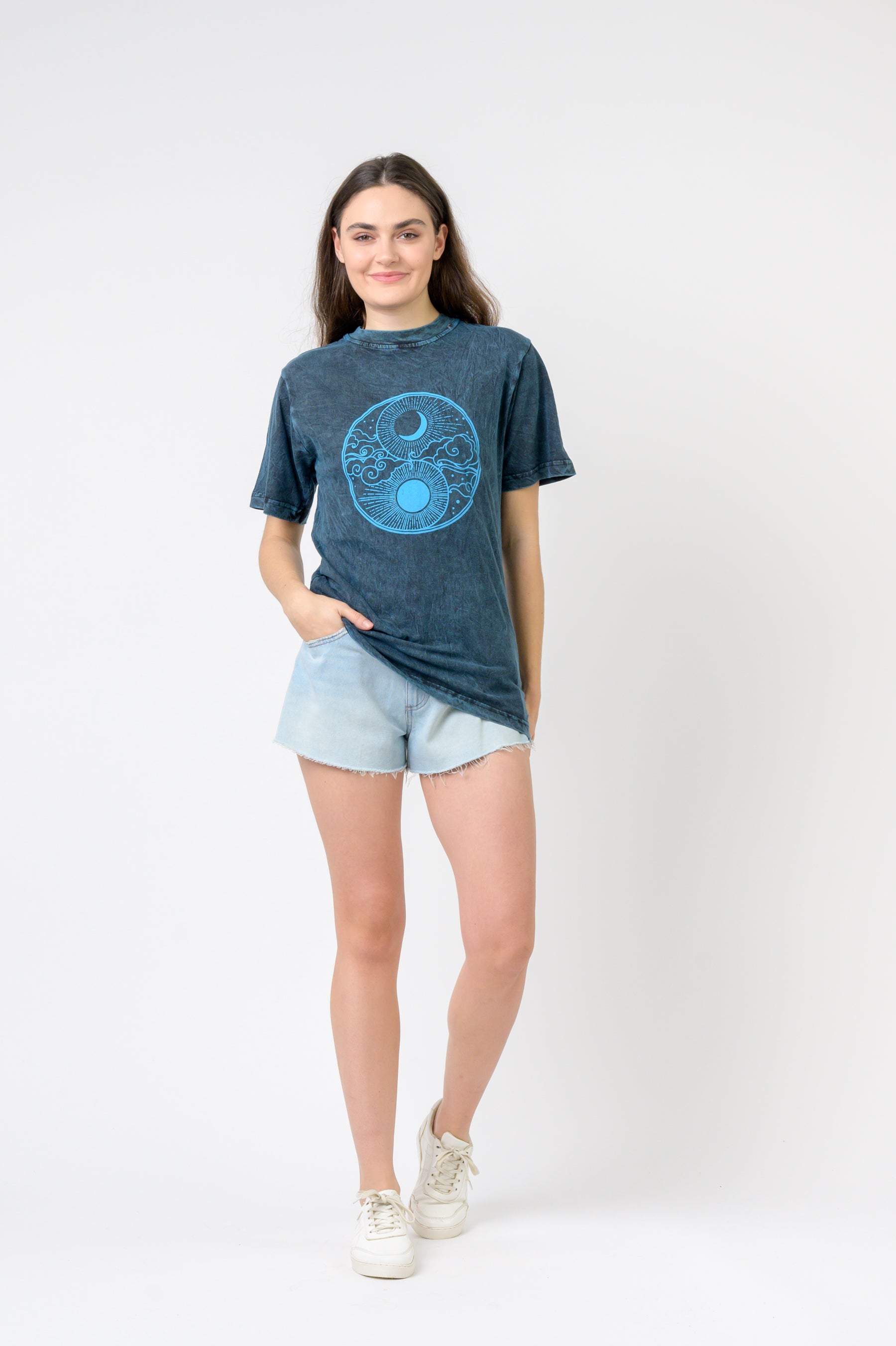 Rhea Sun and Moon Yin Yang T-Shirt