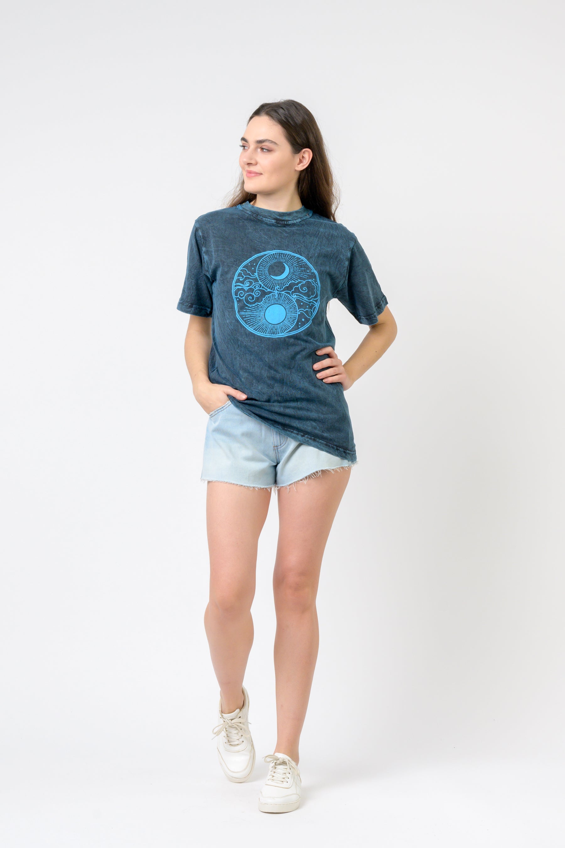 Rhea Sun and Moon Yin Yang T-Shirt