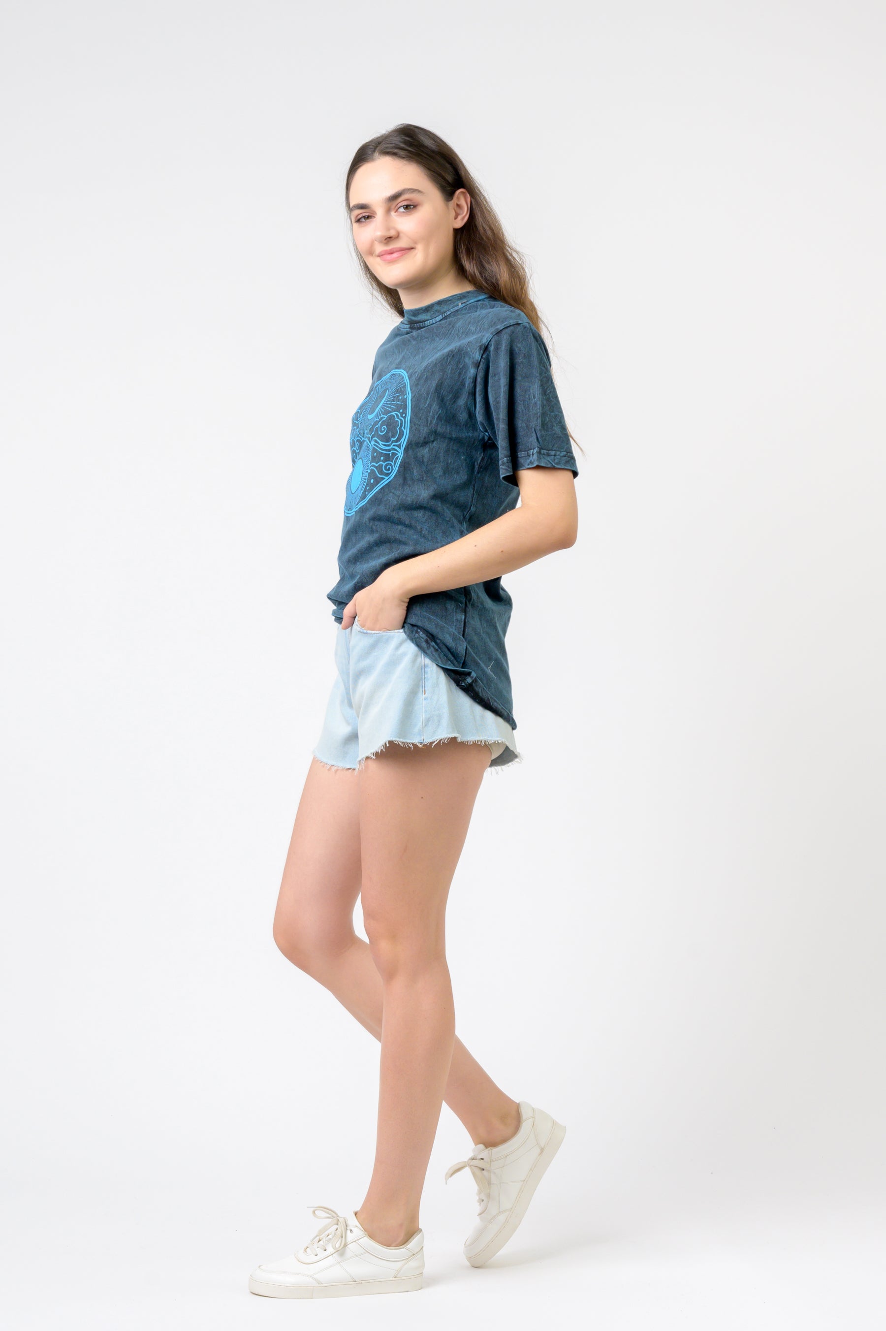 Rhea Sun and Moon Yin Yang T-Shirt