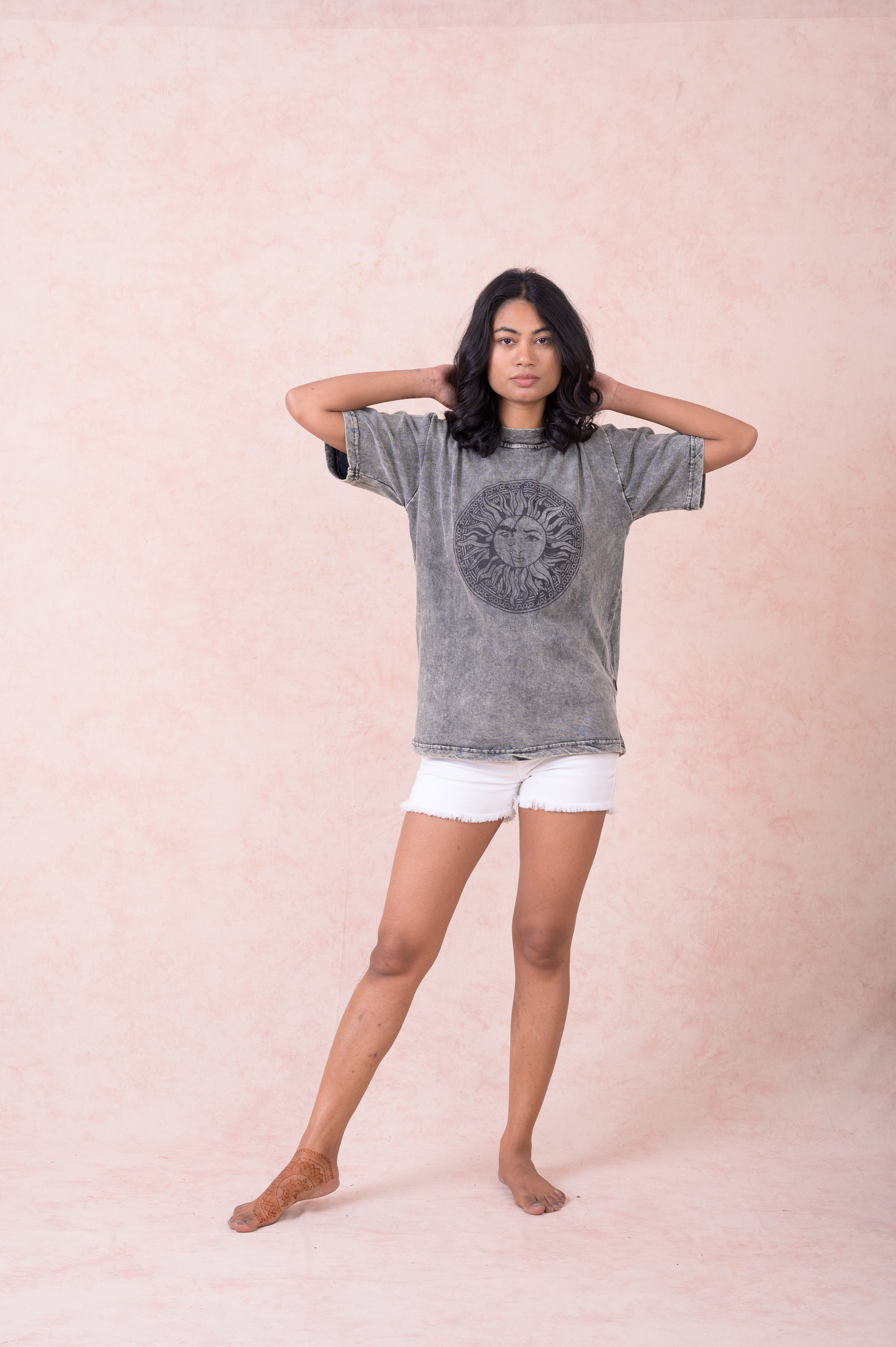 Rhea Sun/Moon Round T-Shirt