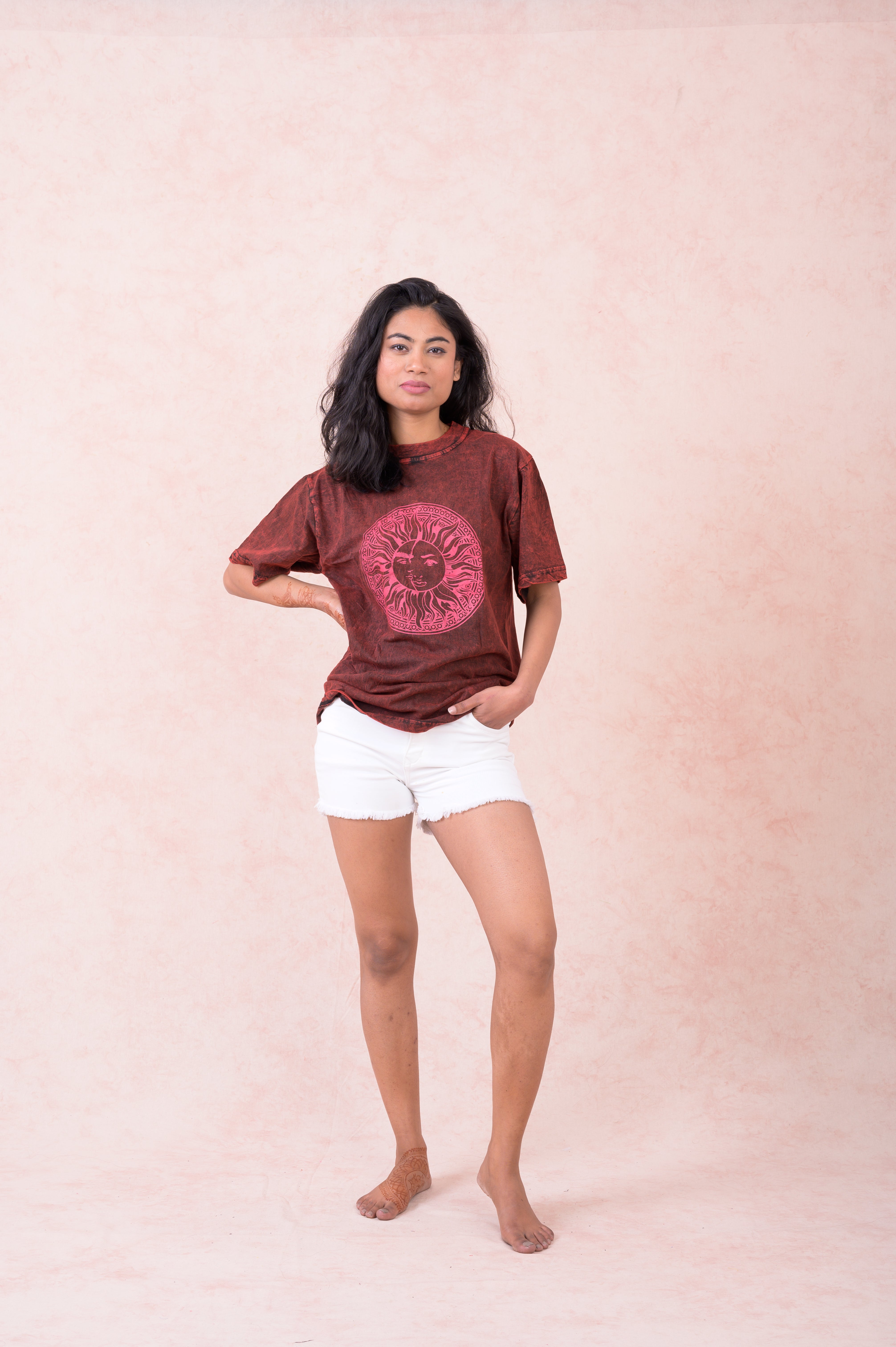 Rhea Sun/Moon Round T-Shirt