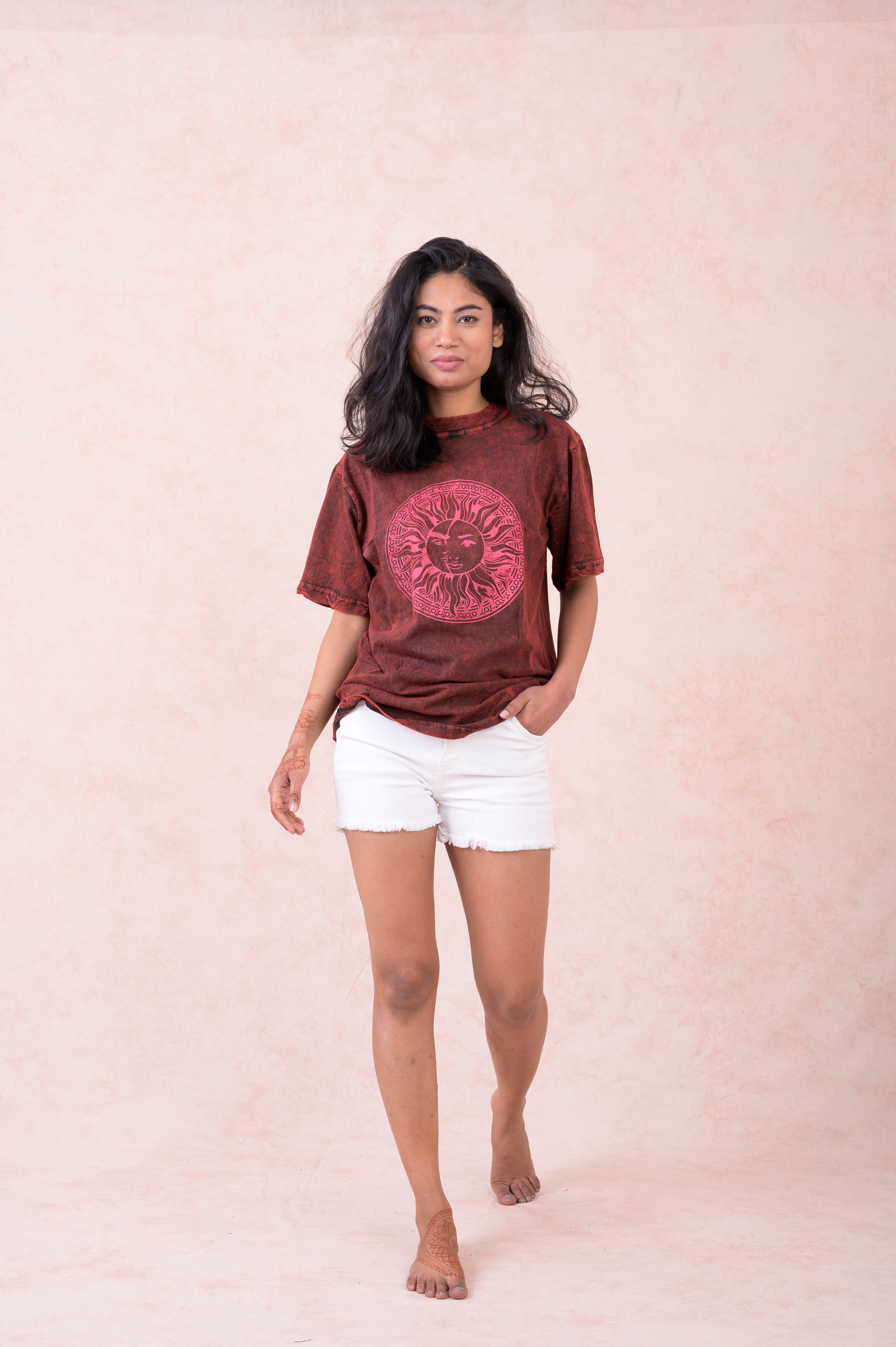 Rhea Sun/Moon Round T-Shirt