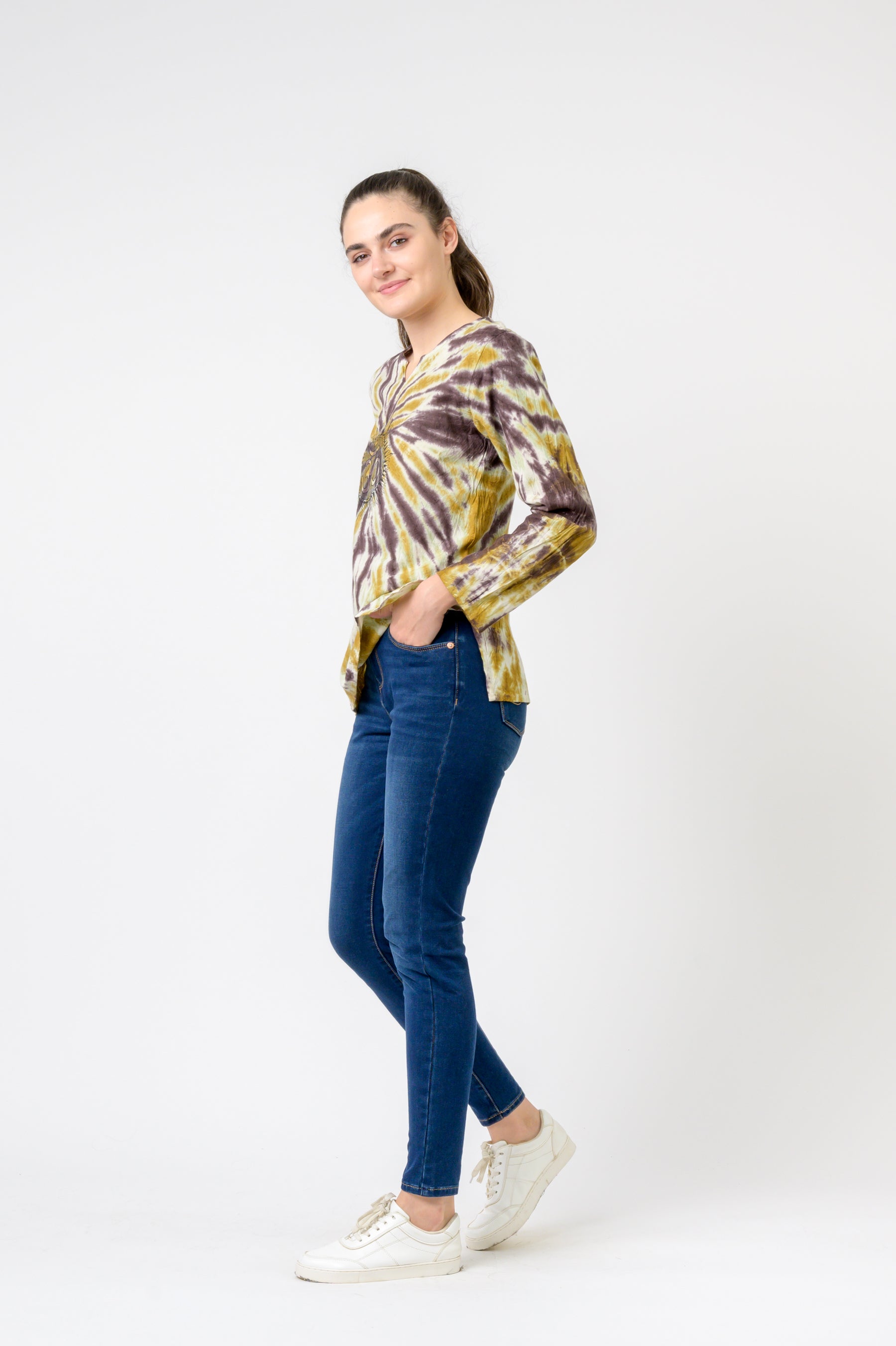 Rhea Tai-Dai Om T-Shirt