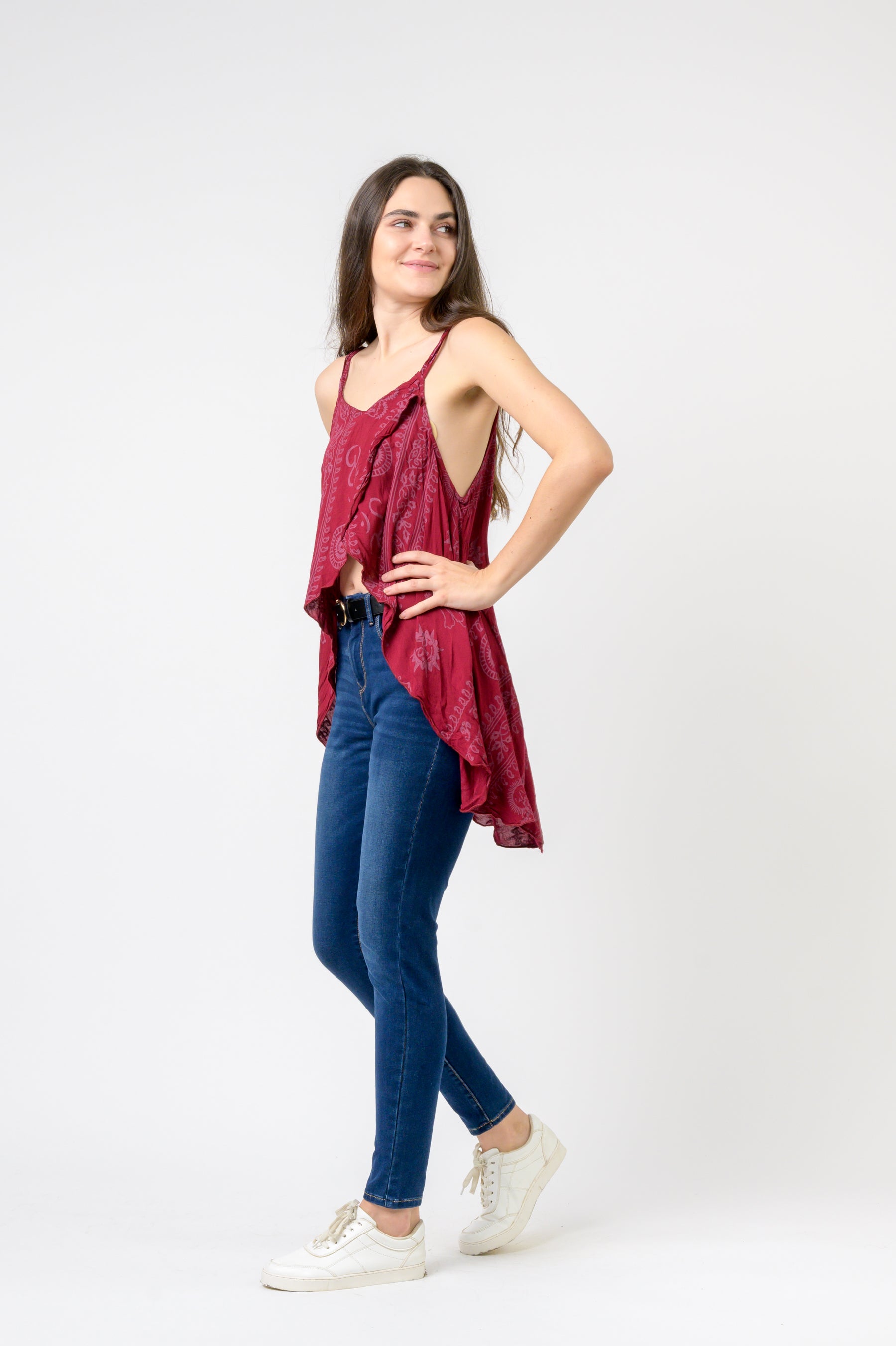 Rhea Om Print Tank Top