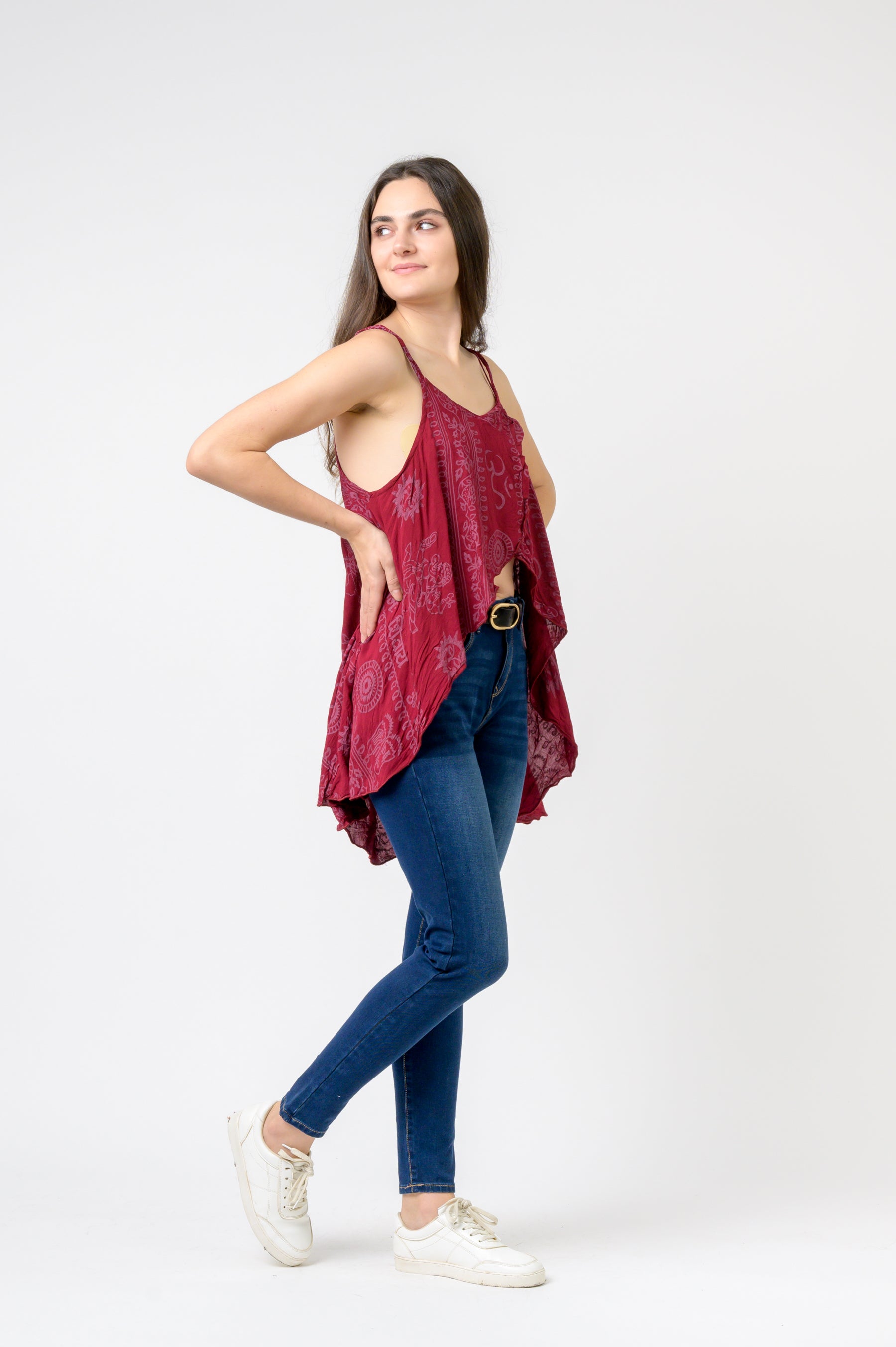 Rhea Om Print Tank Top