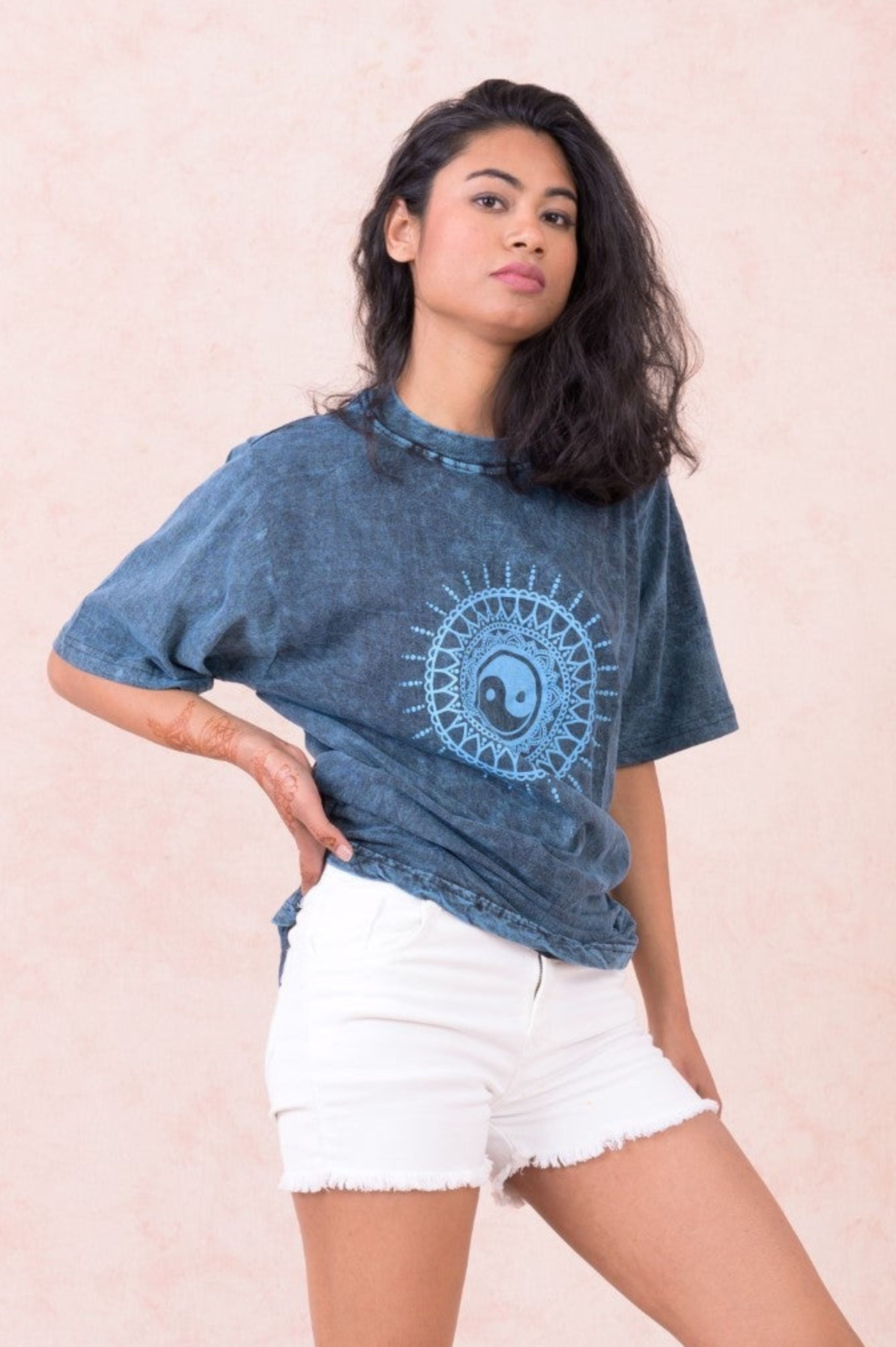 Rhea Yin Yang Mandala T-Shirt