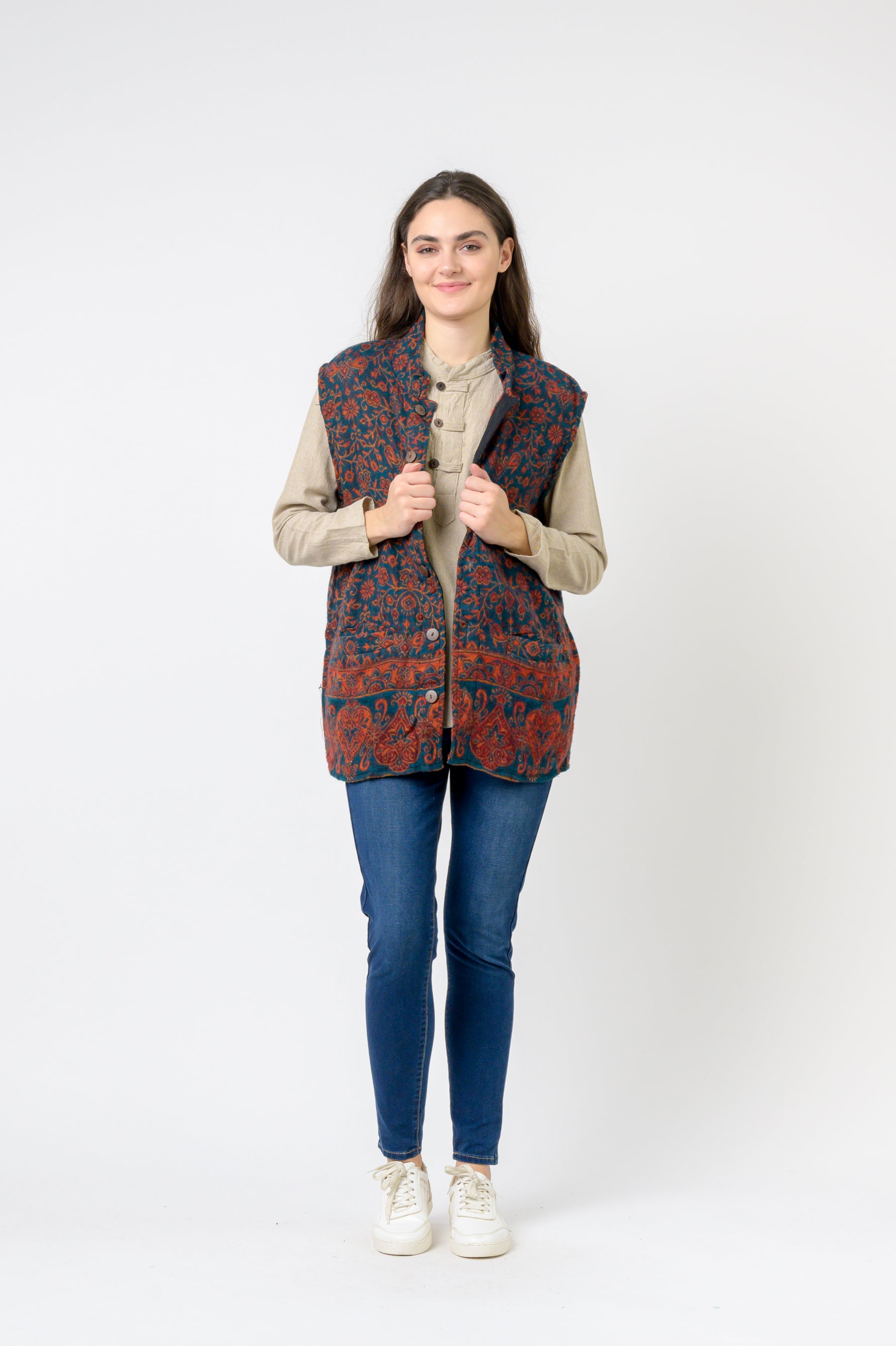 Rhea Nehru Collar Vest