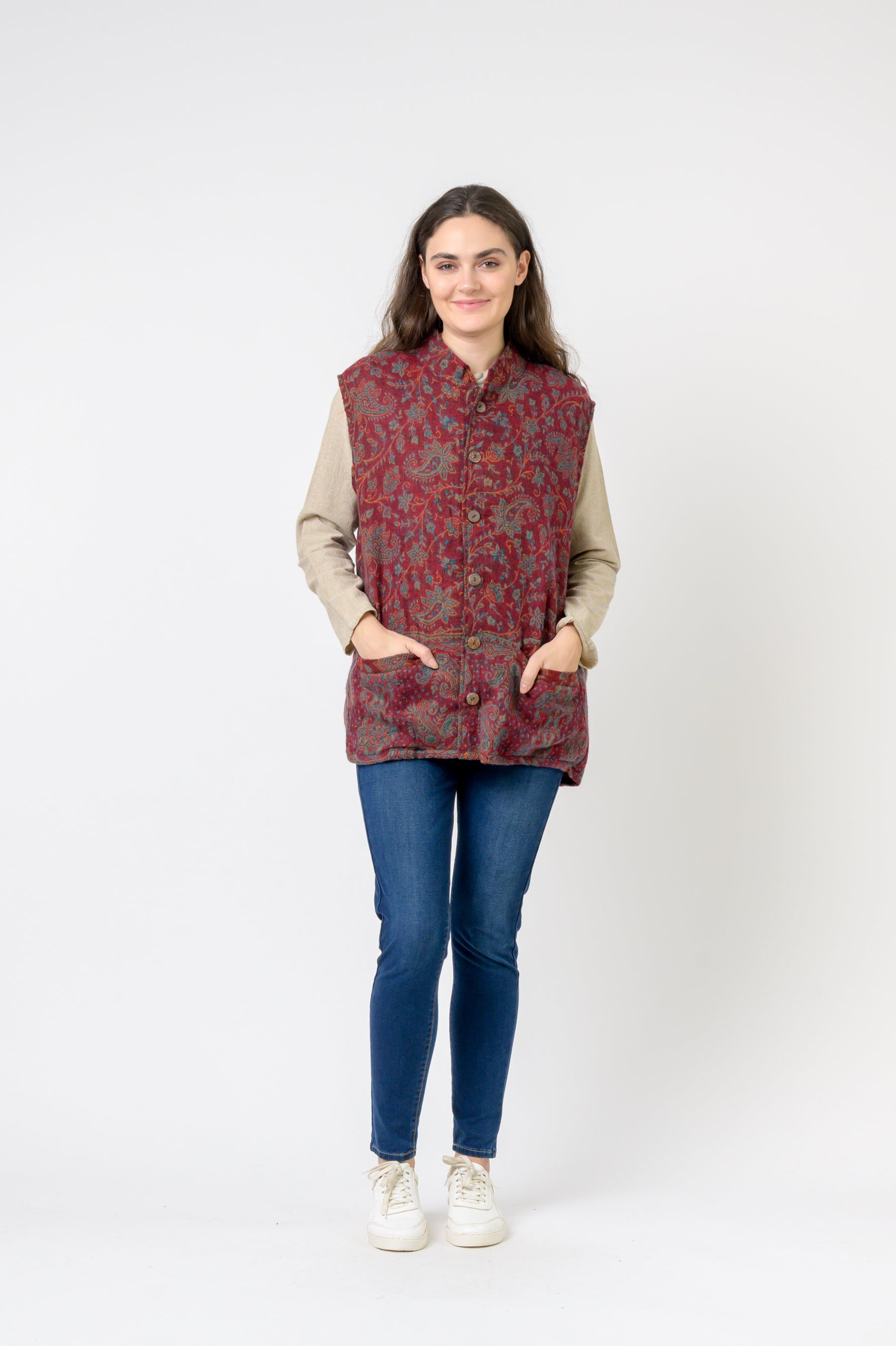 Rhea Nehru Collar Vest