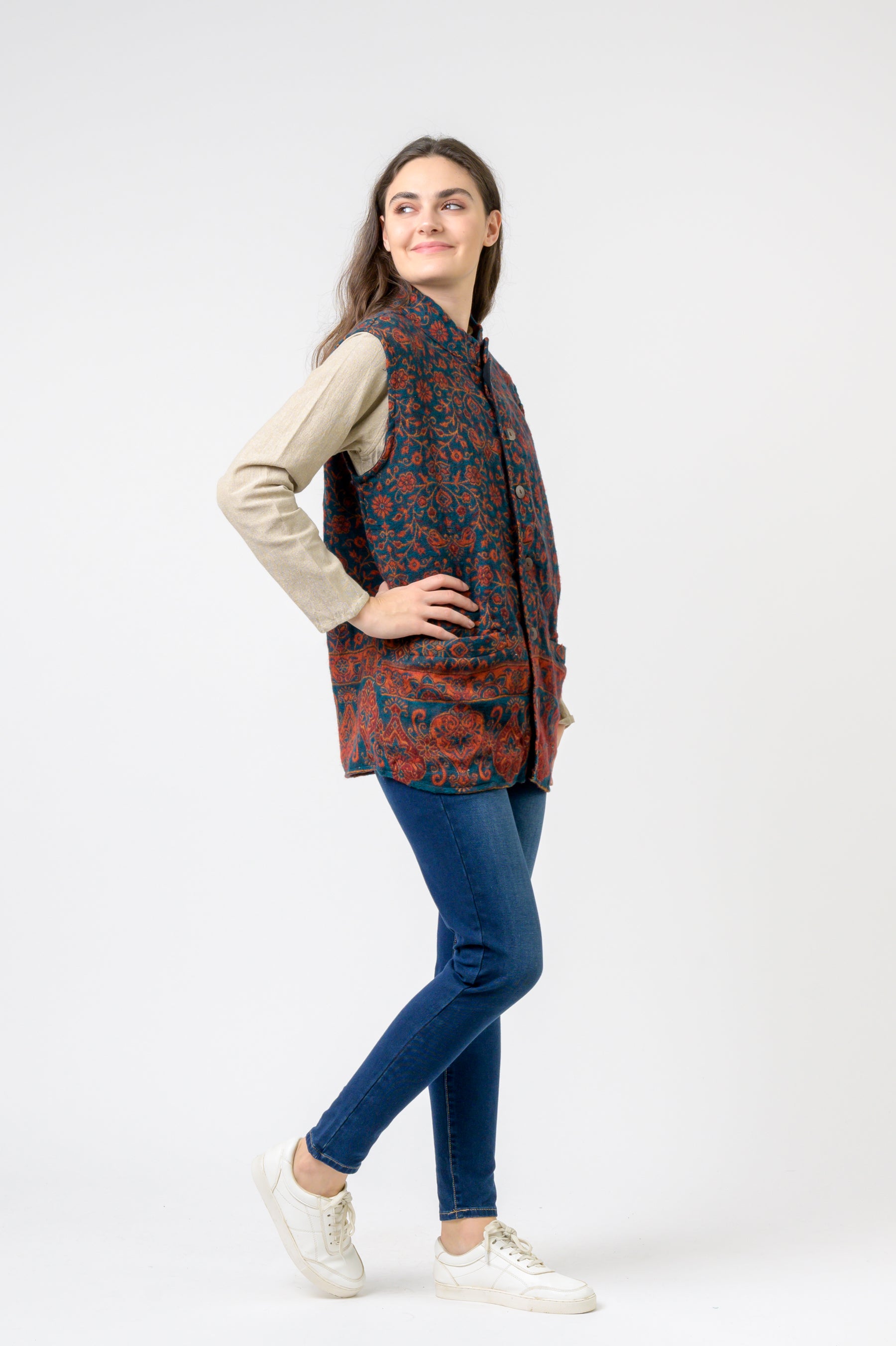 Rhea Nehru Collar Vest