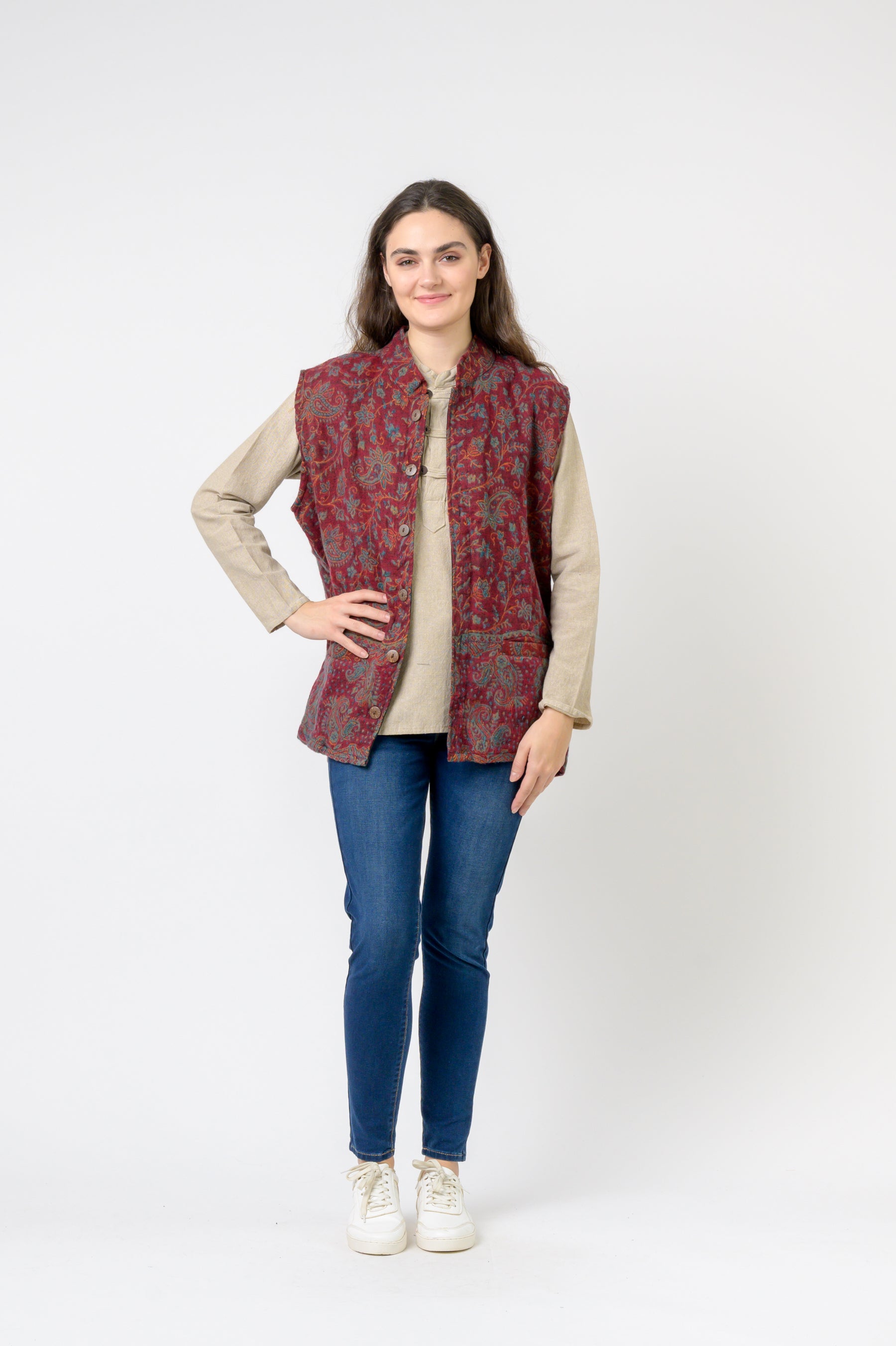 Rhea Nehru Collar Vest