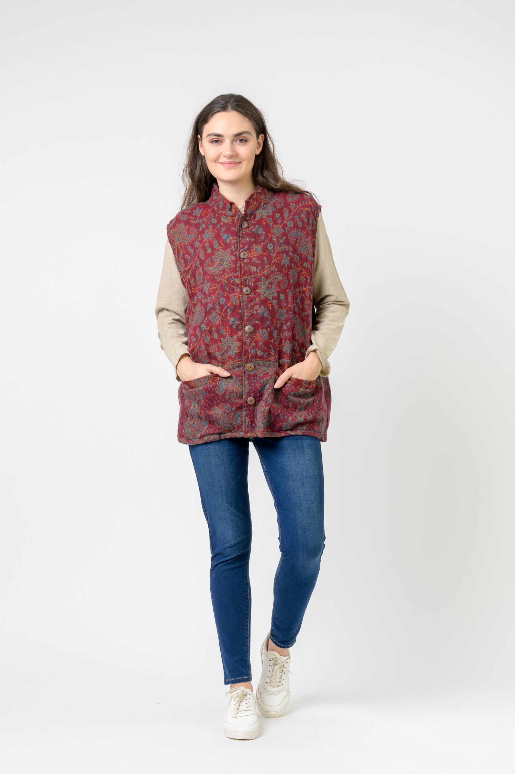 Rhea Nehru Collar Vest