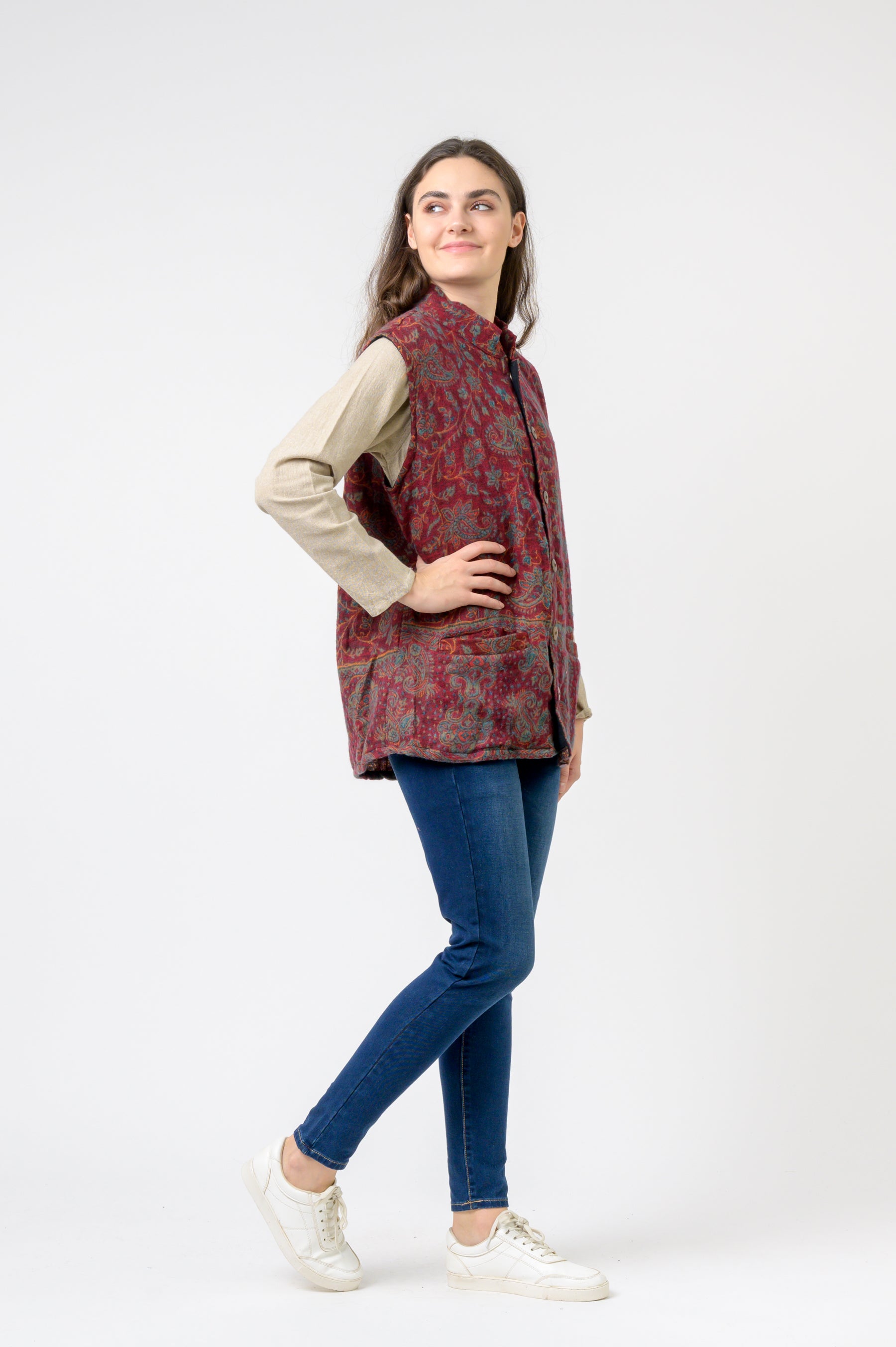 Rhea Nehru Collar Vest