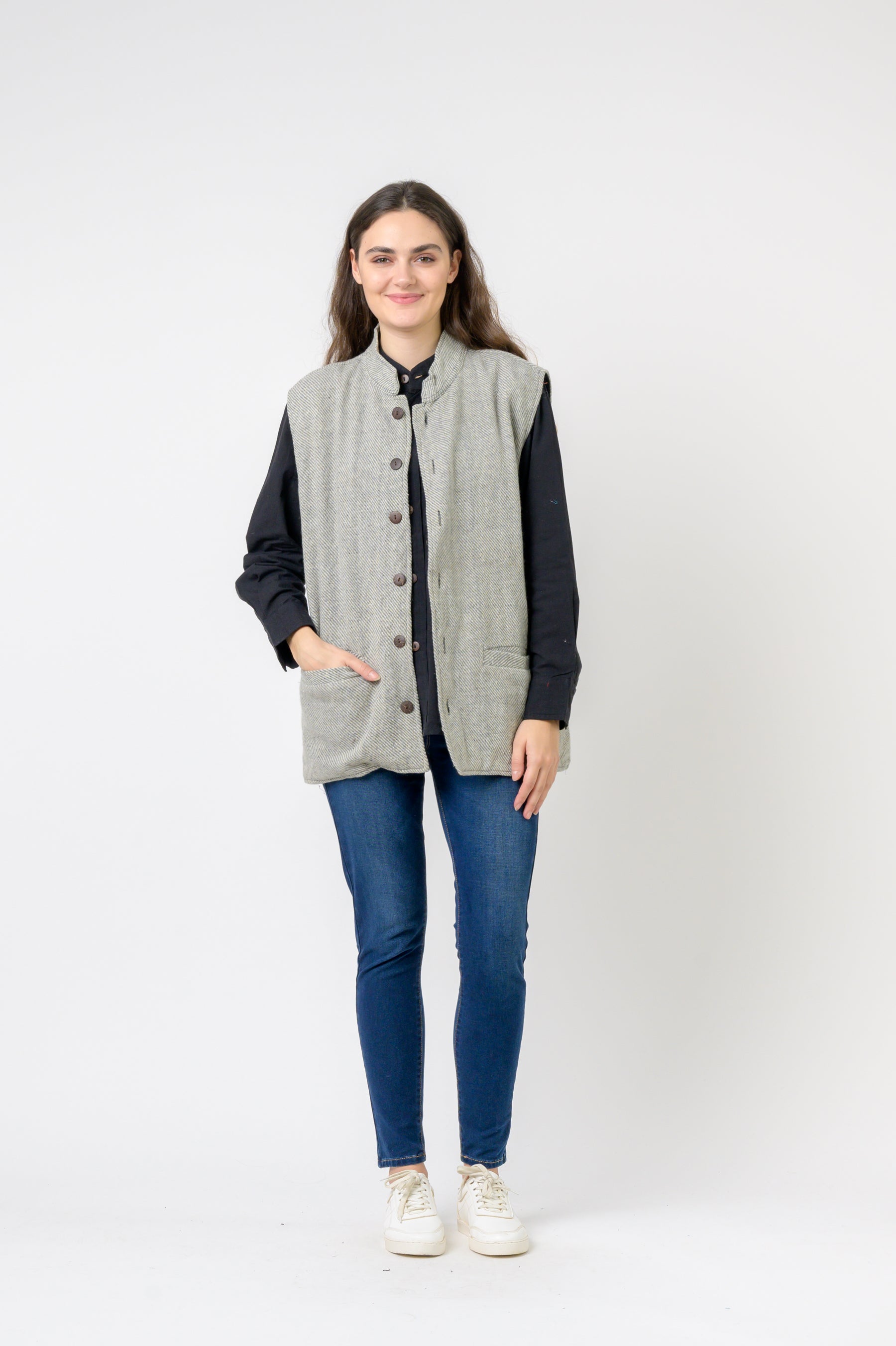 Rhea Nehru Collar Vest