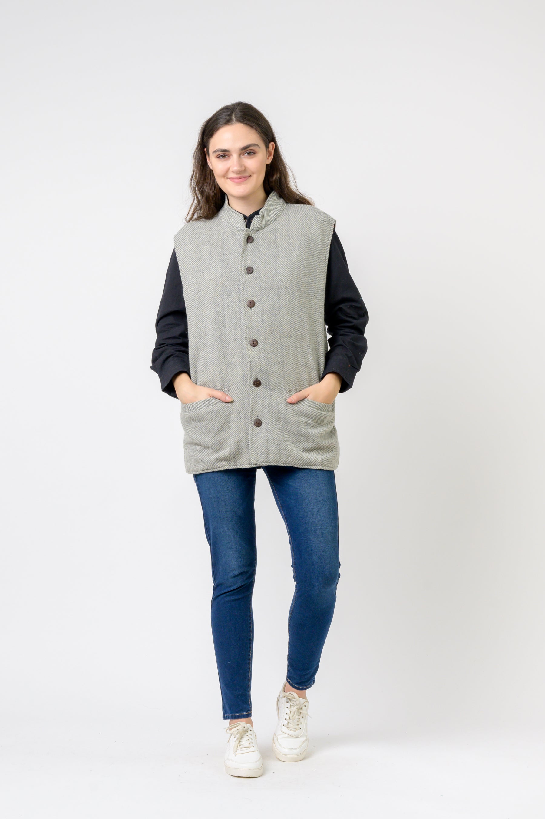 Rhea Nehru Collar Vest