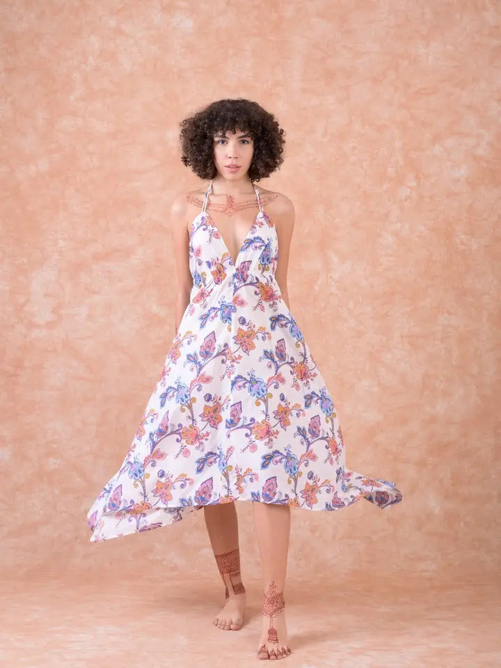 Rhea Sangria Dress