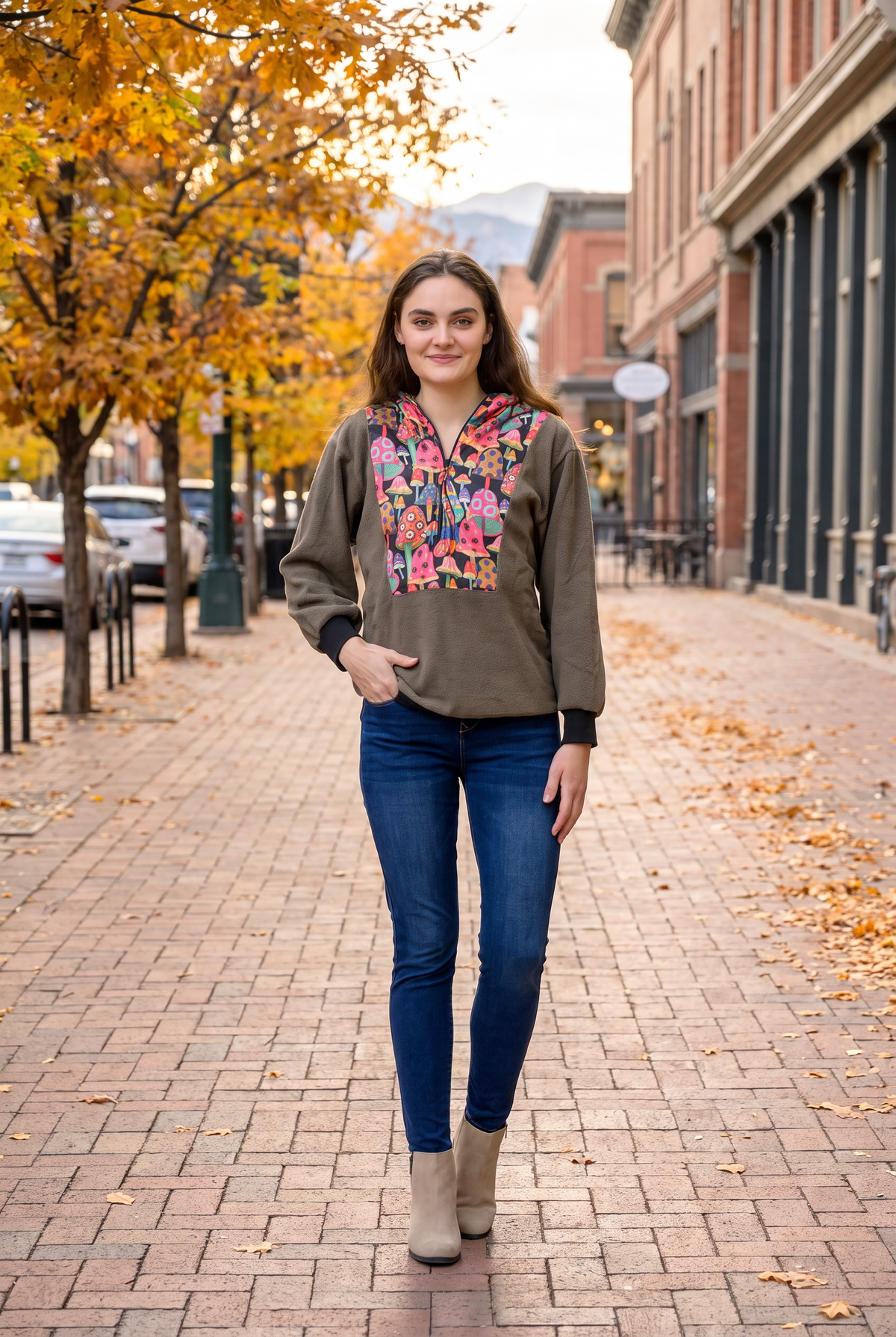 Rhea Insight Pattern Hoodie