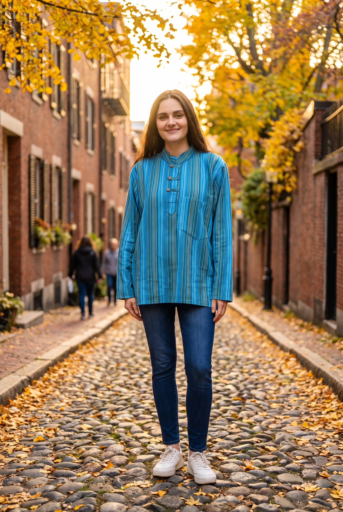 Rhea Striped Pocket Shirt