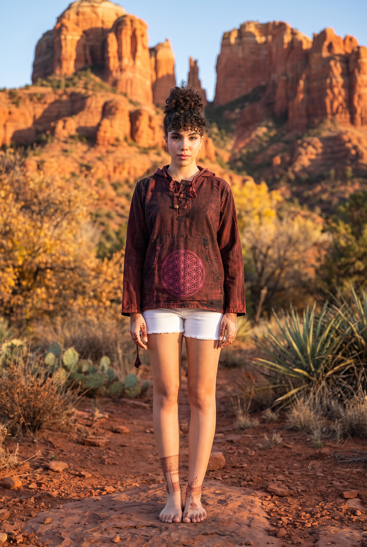 Rhea Flower of Life Hoodie