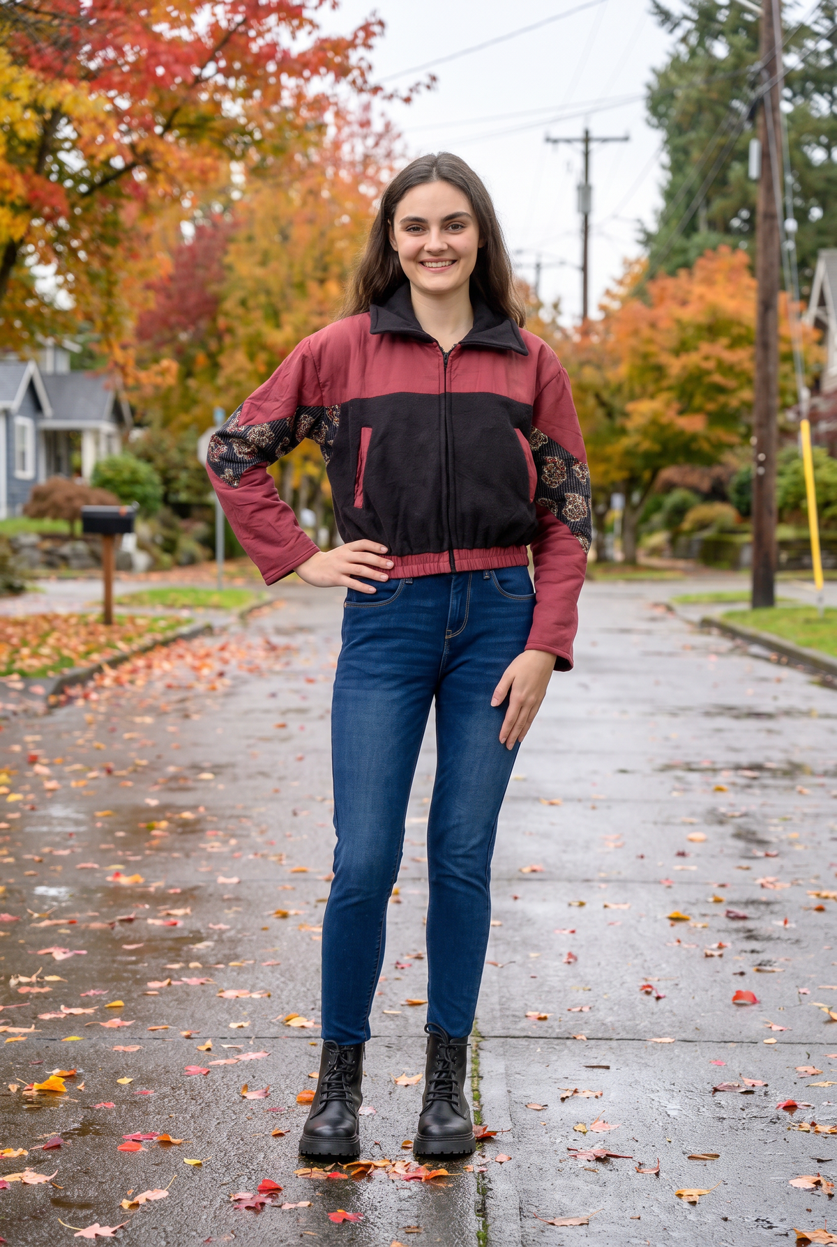 Rhea Floral Fleecy Jacket