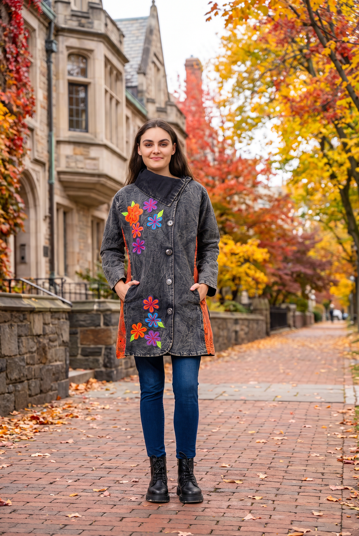 Rhea Double Breasted Cotton Jacket