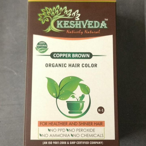 Organic Hair Color - Keshveda - Dark Brown